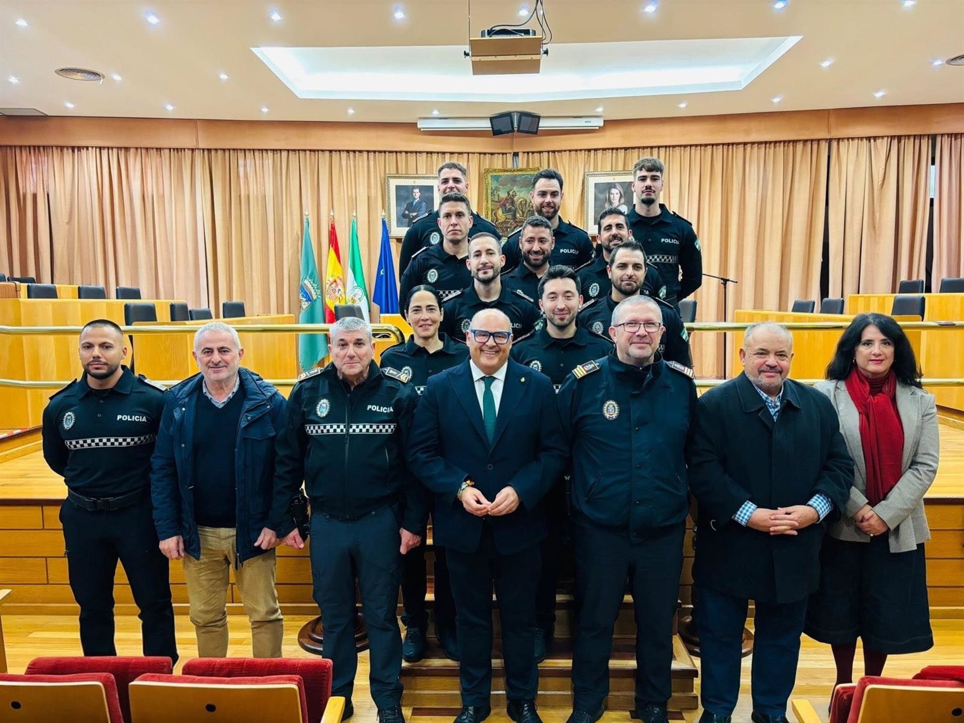 Once nuevos agentes se incorporan a la plantilla de la Policía Local de Vélez-Málaga