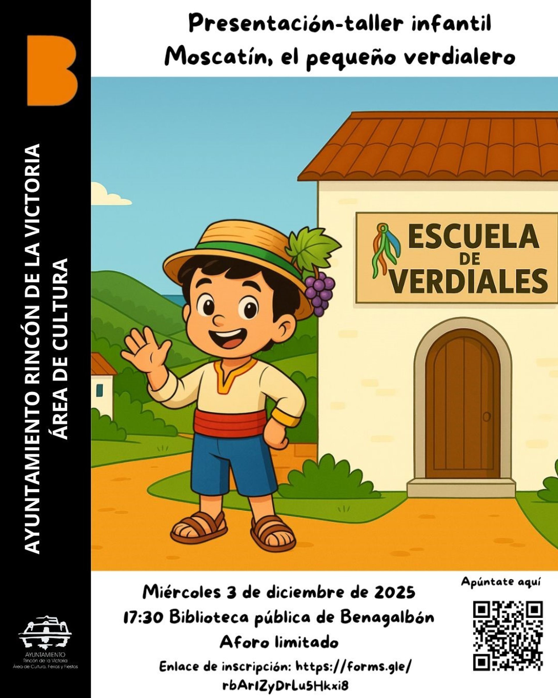 Rincón de la Victoria organiza talleres infantiles para acercar los verdiales a los más pequeños