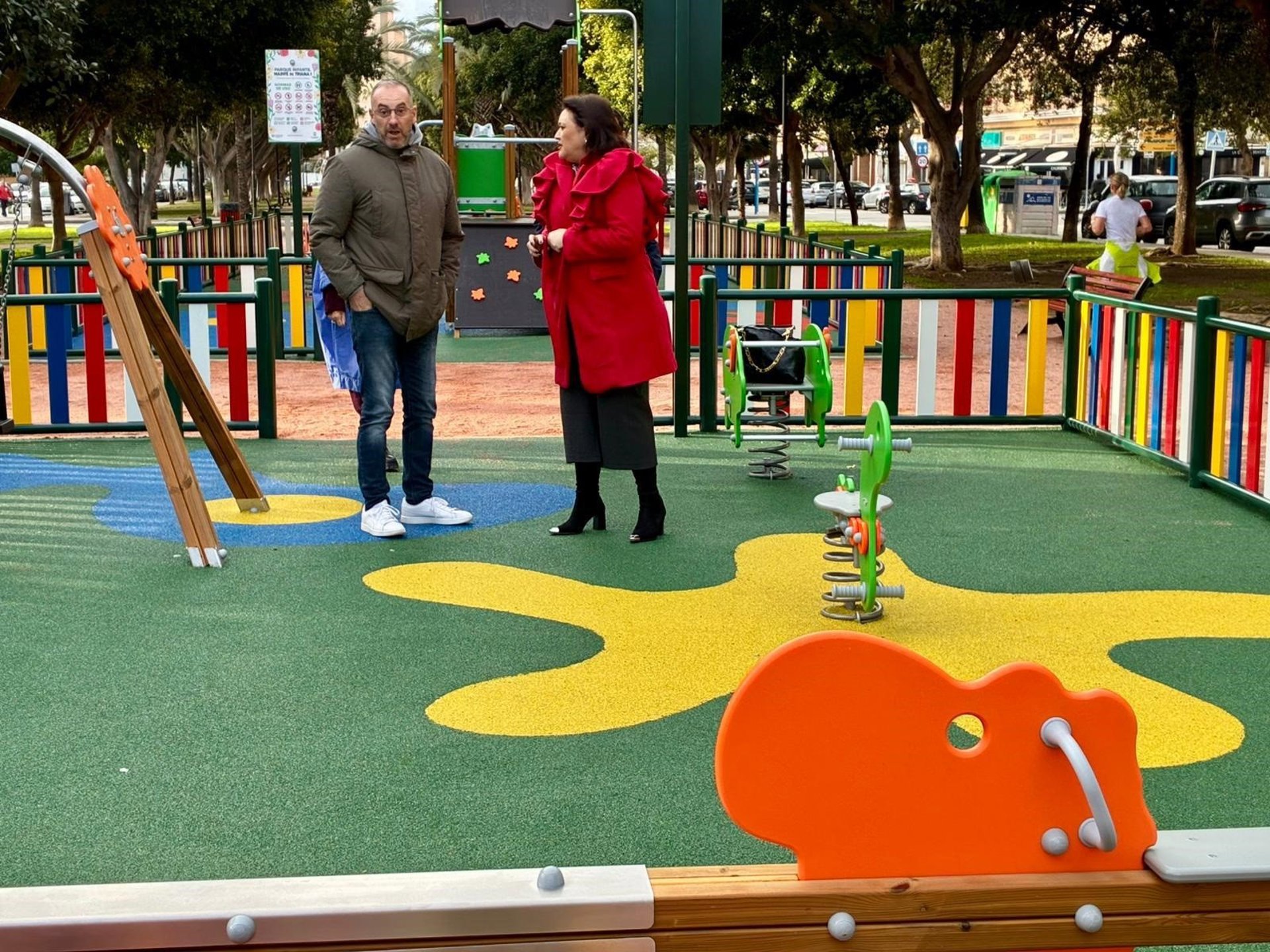 Torremolinos remodela el parque infantil de la avenida Marifé de Triana