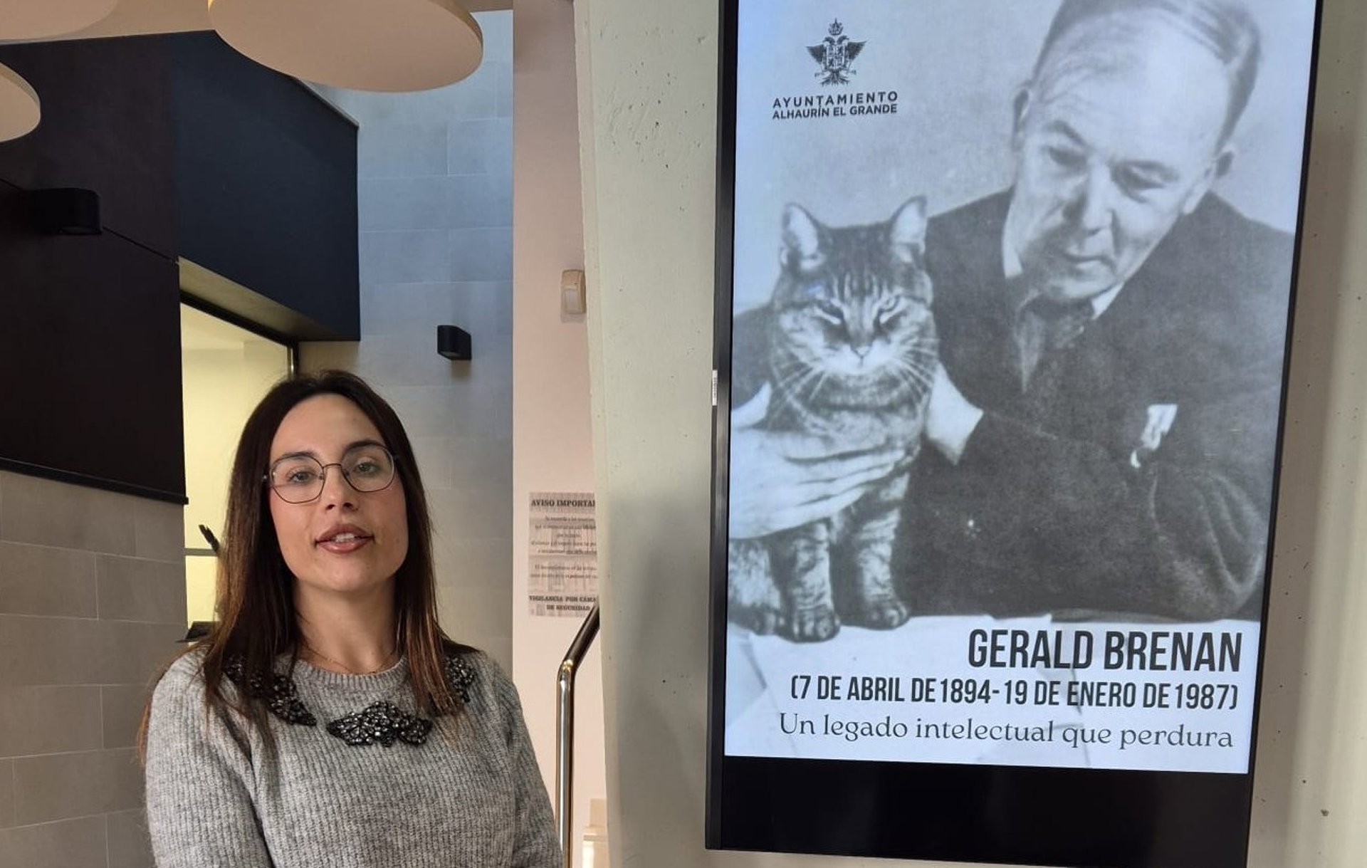Alhaurín el Grande rinde homenaje al hispanista Gerald Brenan en el 39 aniversario de su muerte