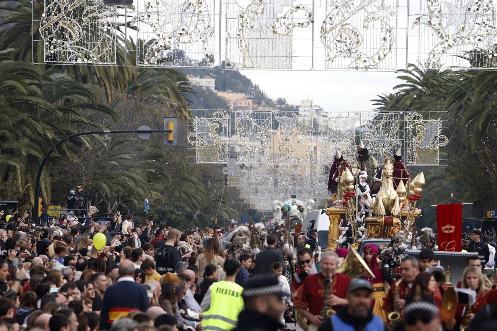 El Ayuntamiento de Málaga mantiene la celebración de la Cabalgata de Reyes Magos este lunes