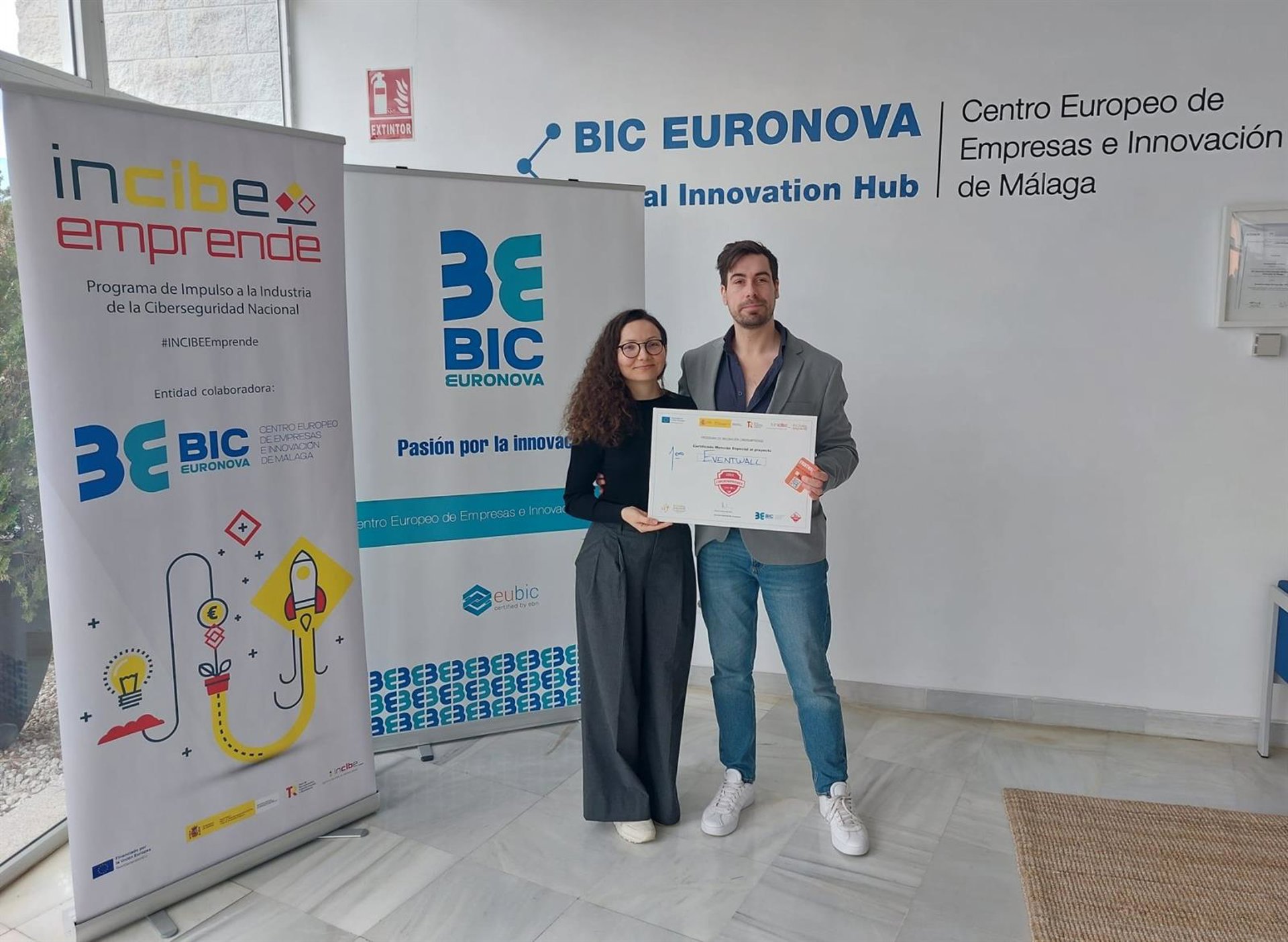 El proyecto Eventwall, ganador del programa Ciberemprende