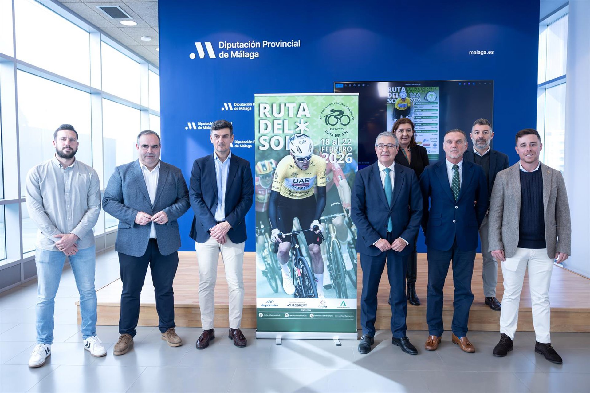 La 72 edición de la Vuelta Ciclista a Andalucía 'Ruta del Sol' arrancará desde la provincia de Málaga
