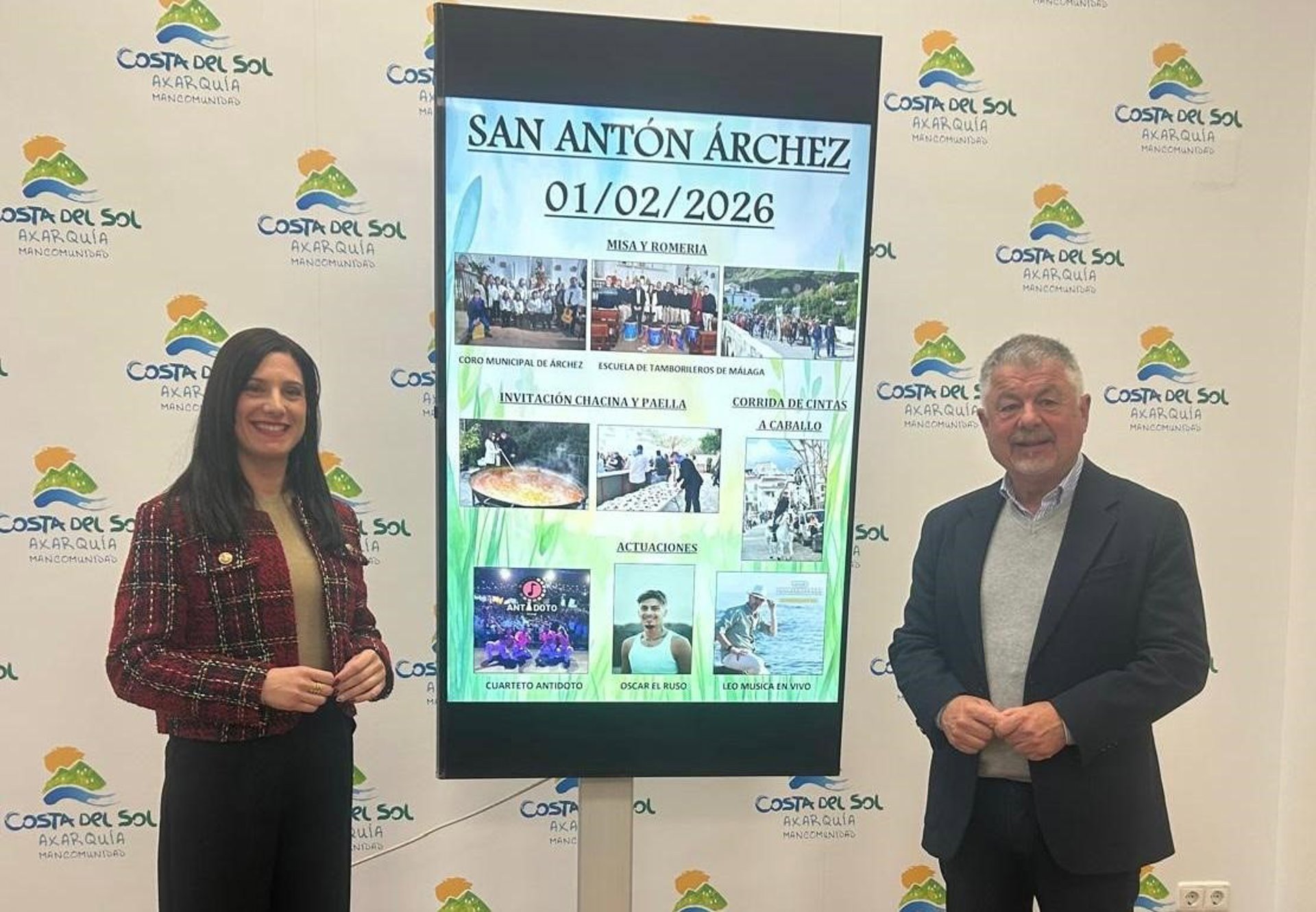 La Escuela de Tamborileros acompañará a Santón Antón este domingo en la romería que Árchez dedica a su patrón