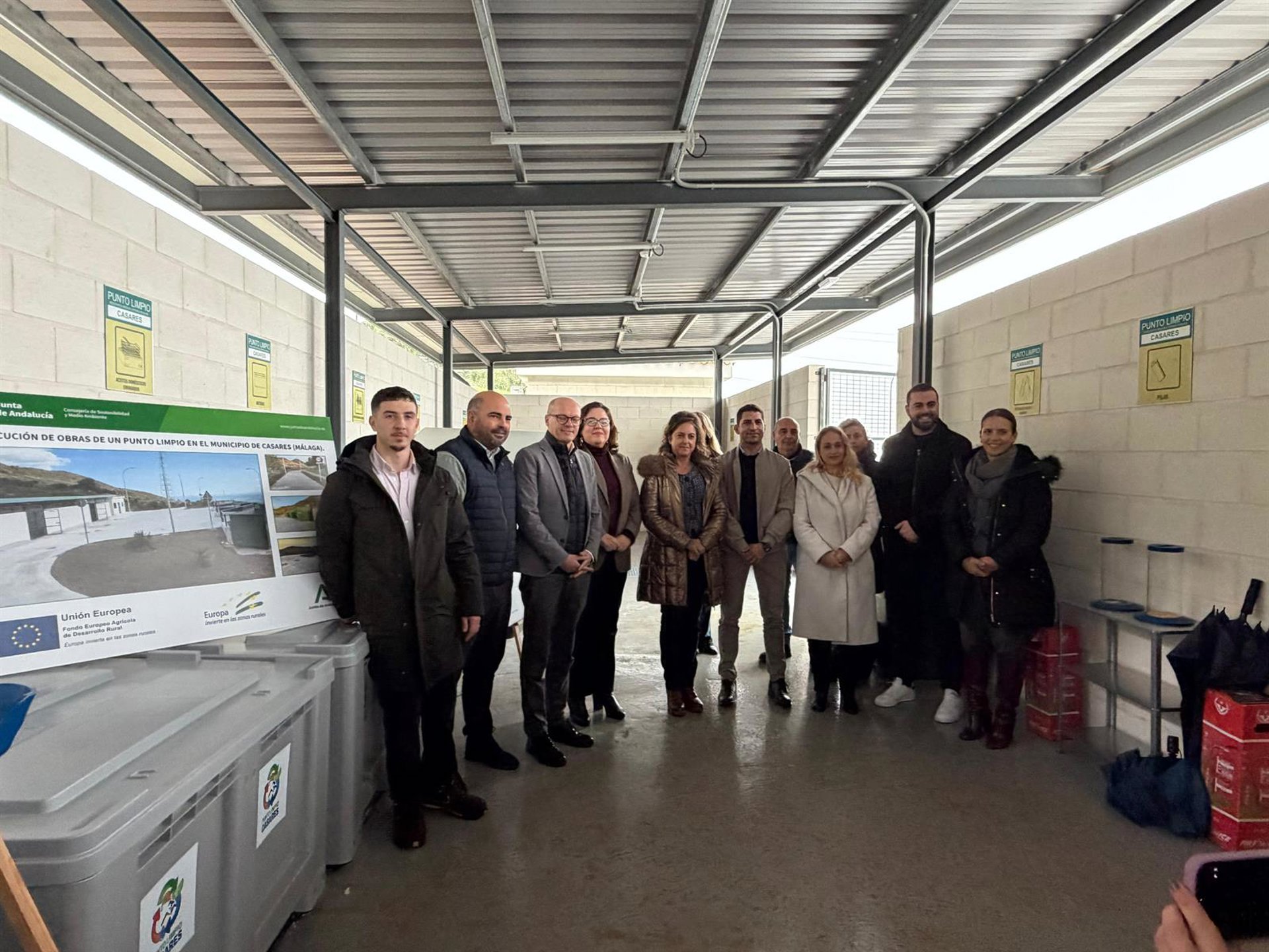 La Junta inaugura el punto limpio de Casares con una inversión de casi 600.000 euros
