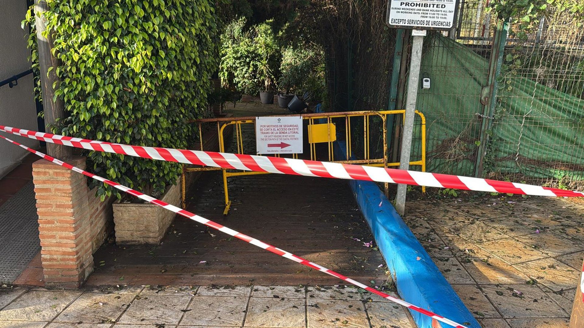 La borrasca Francis moviliza un operativo especial en Mijas con múltiples incidencias y un desalojo preventivo