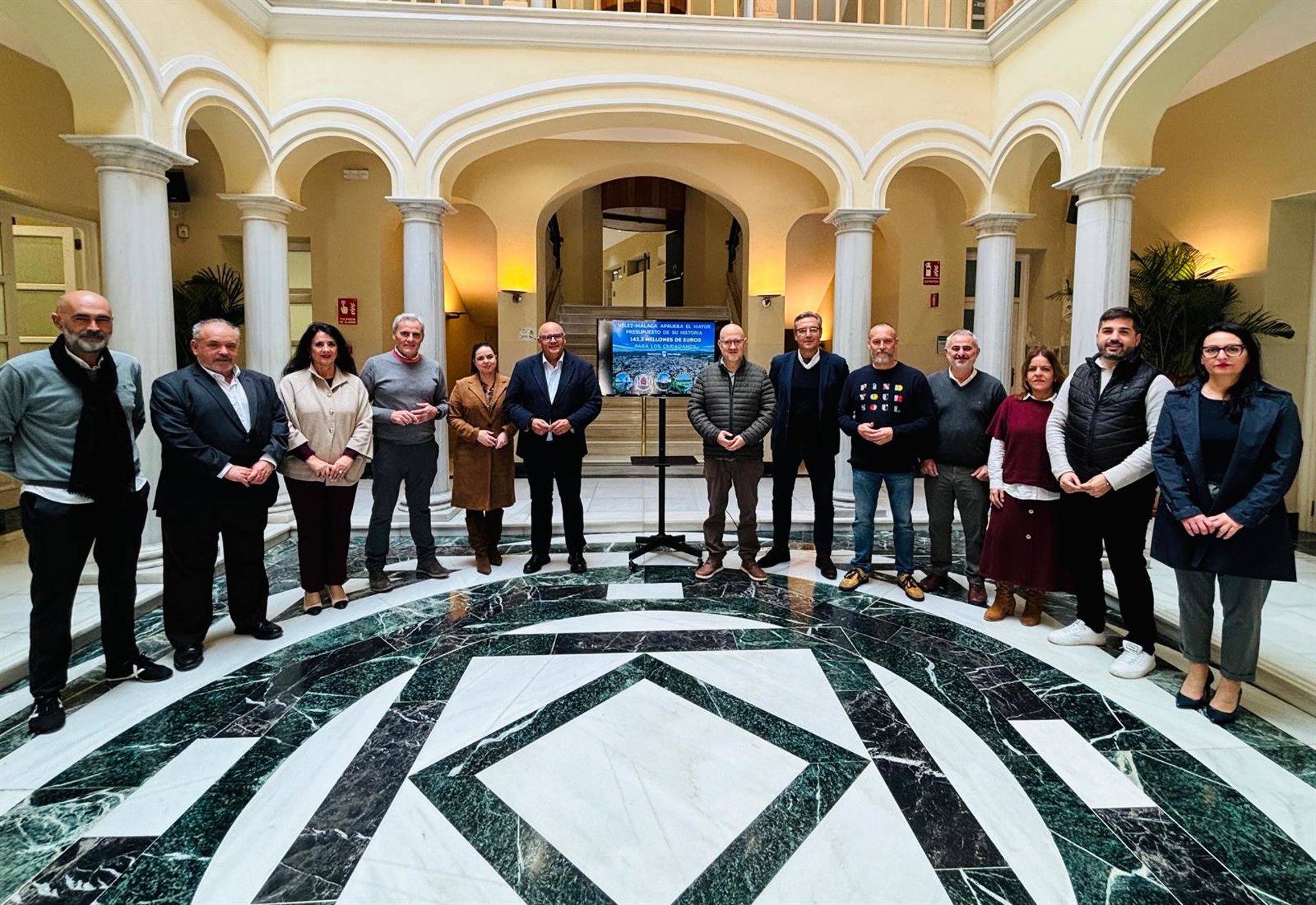 La junta de gobierno local de Vélez aprueba "el mayor presupuesto de la historia" con 142,3 millones