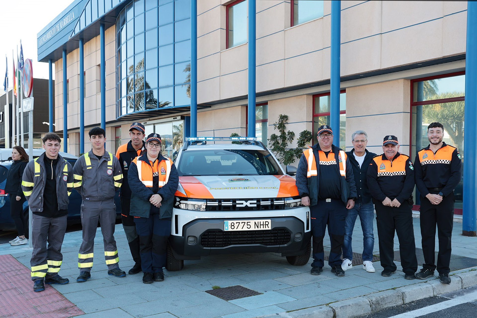 Marbella adquiere un nuevo vehículo 4x4 como prototipo para renovar la flota de Protección Civil