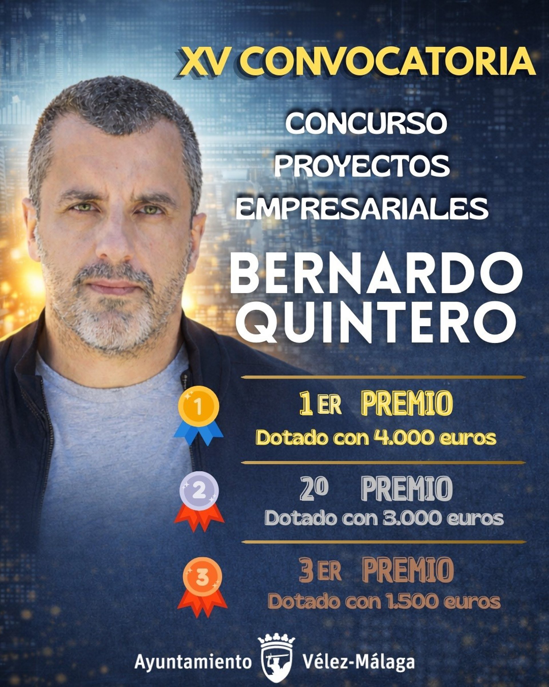 Vélez-Málaga abre la convocatoria del Concurso de Proyectos Empresariales Bernardo Quintero