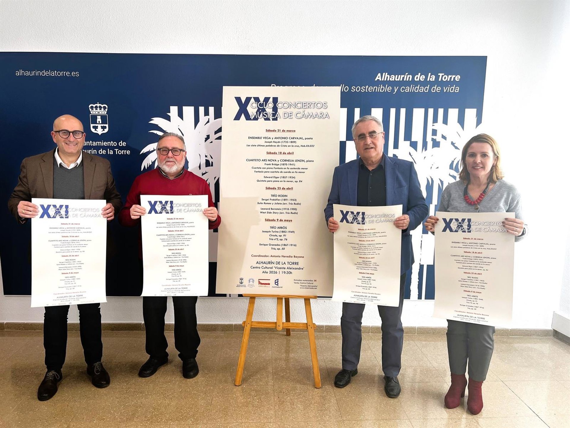 Alhaurín de la Torre celebra del 21 de marzo al 9 de mayo su XXI Ciclo de Música de Cámara