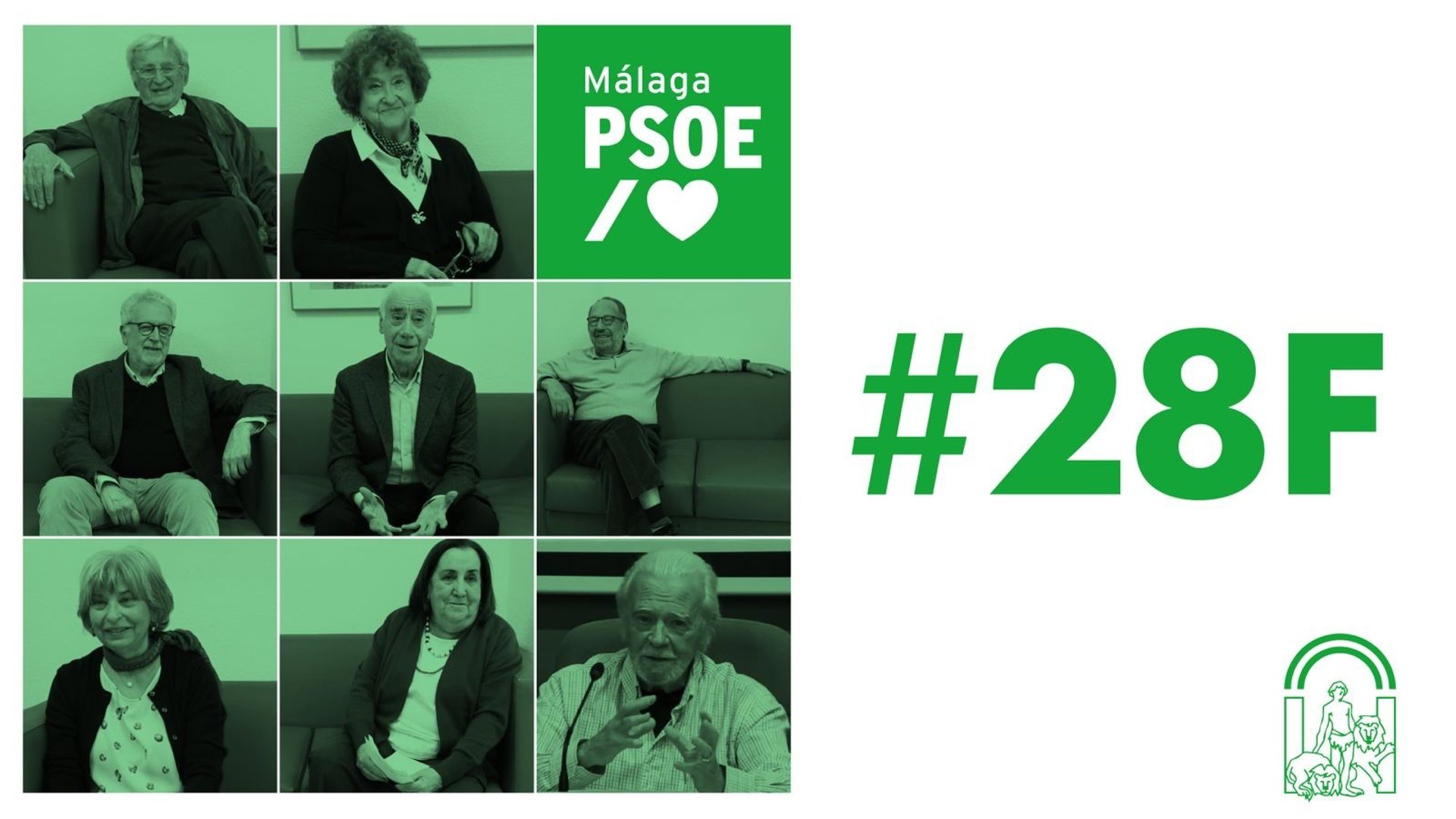 El PSOE reivindica el legado del 28F con una serie de entrevistas a históricos del socialismo malagueño