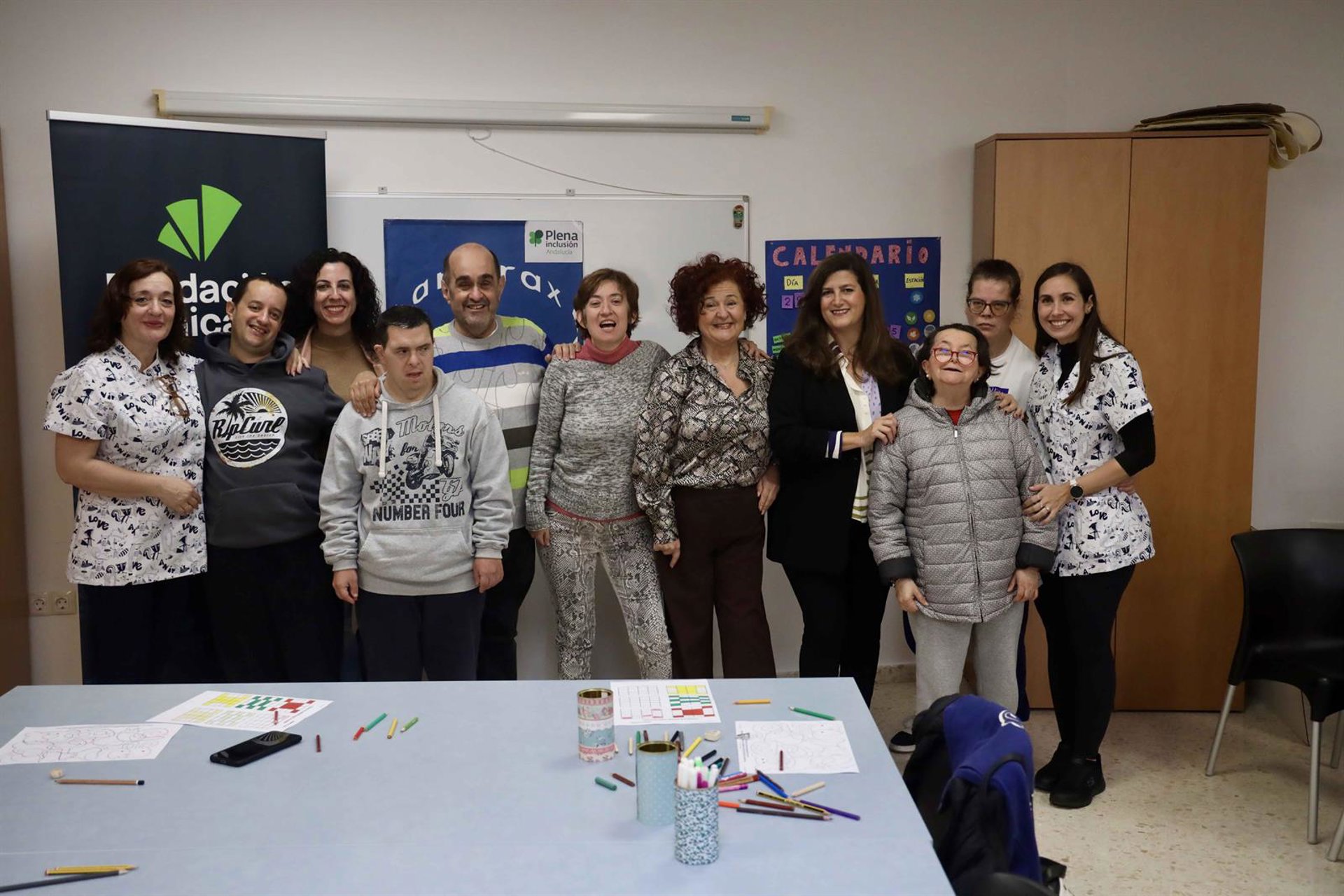 Fundación Unicaja respalda proyecto de estimulación cognitiva para personas discapacitadas de Amirax