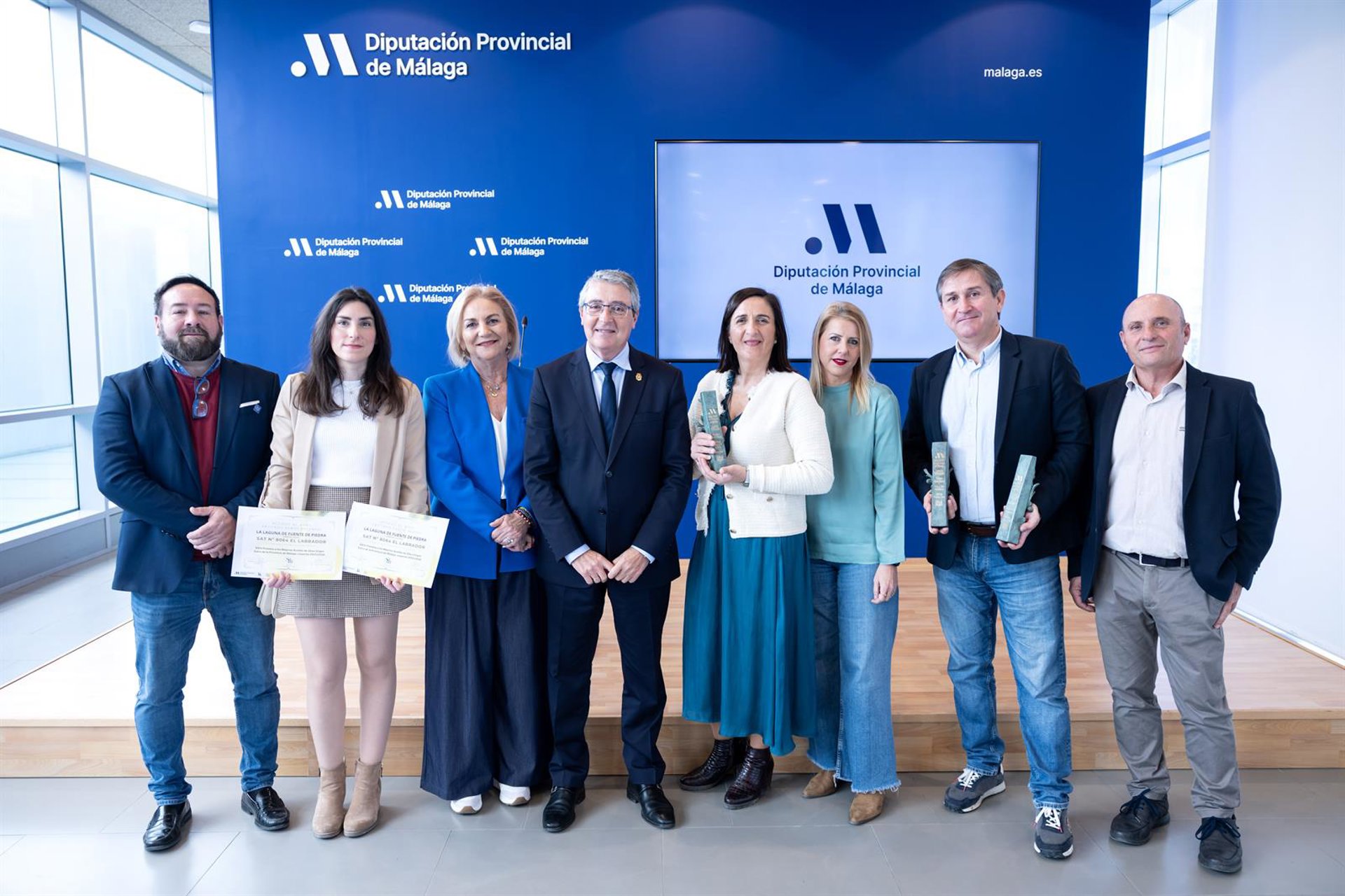 La Diputación entrega los premios Sabor a Málaga a los mejores aceites de oliva virgen extra de la provincia