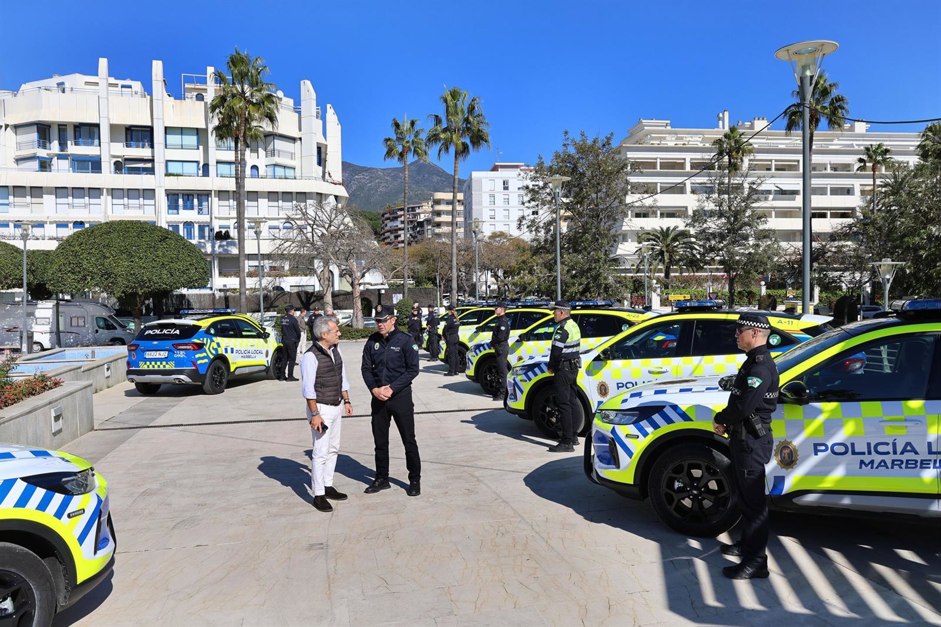 La Policía Local de Marbella incorpora 14 nuevos vehículos