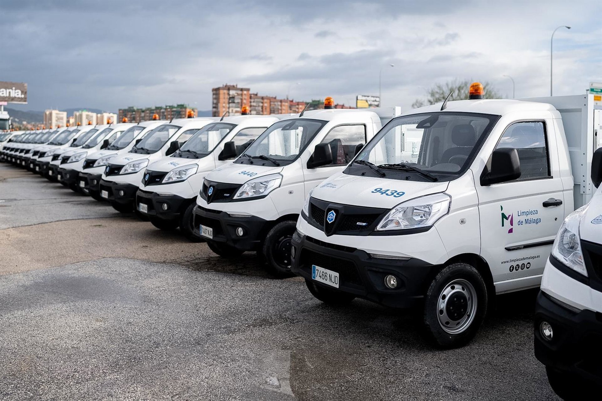 Málaga incorpora 60 nuevos vehículos de recogida y limpieza con una inversión de más de 5,7 millones