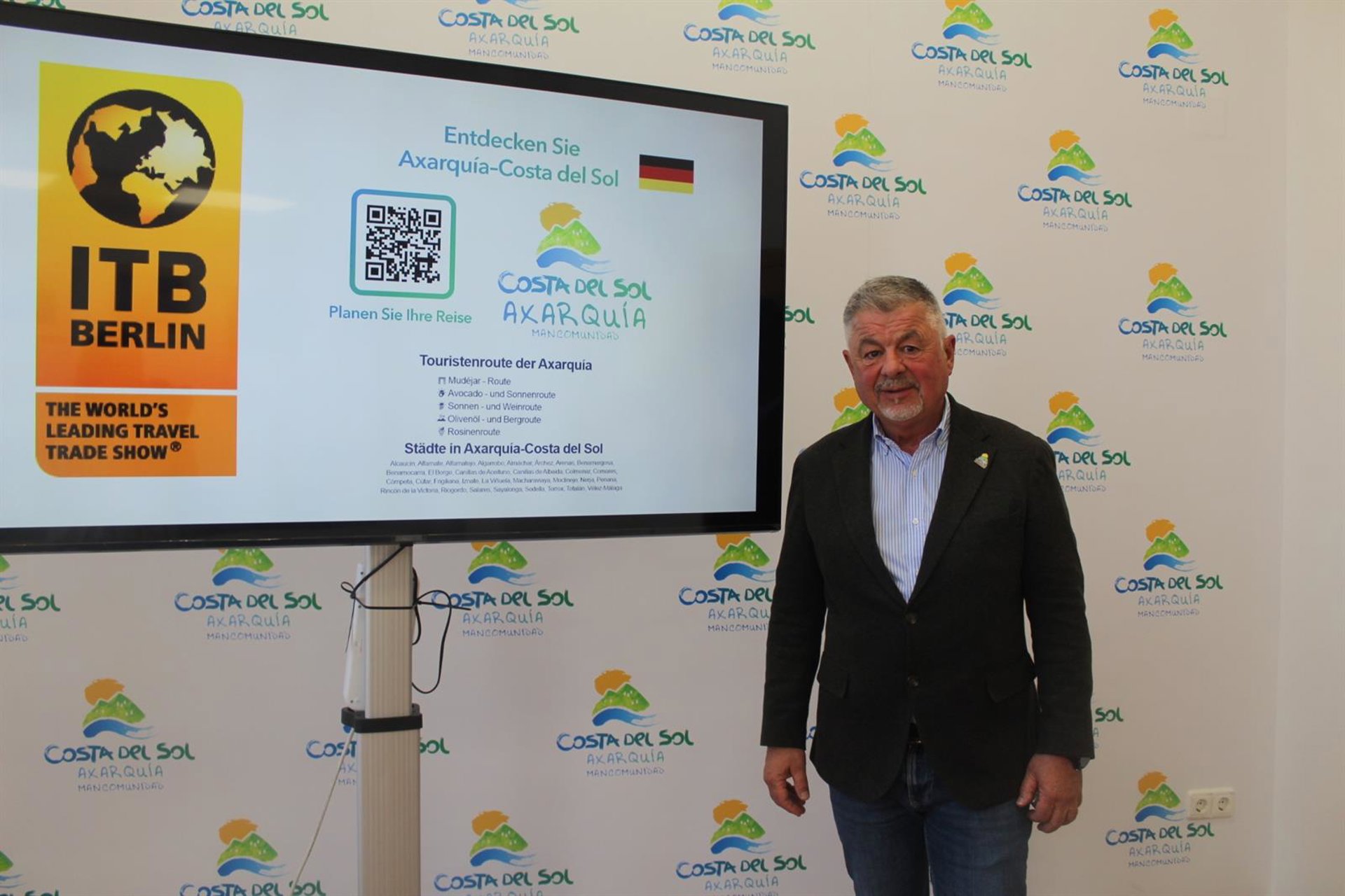 Mancomunidad lanza 'Entdecken Sie Axarquía' en la ITB de Berlin de la mano de Turismo Costa del Sol
