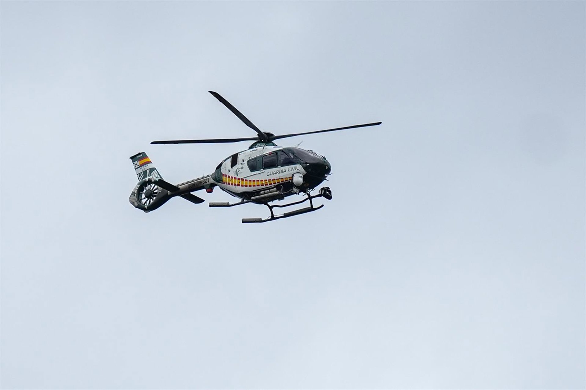 Rescatada en helicóptero una mujer de 63 años en las proximidades del Pico Jabalcuza en Torremolinos