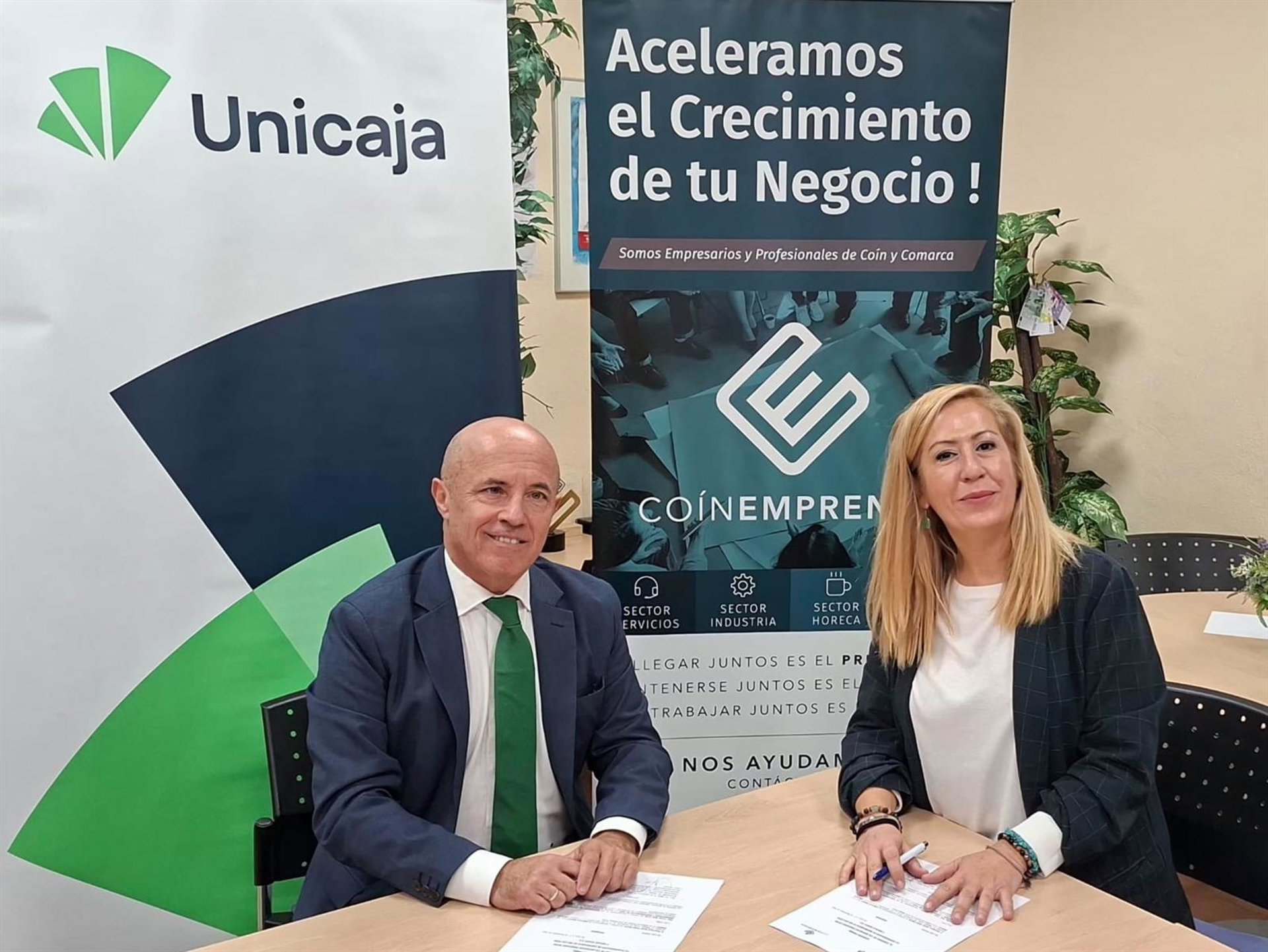 Unicaja y CoínEmprende refuerzan su colaboración para dinamizar el sector empresarial local