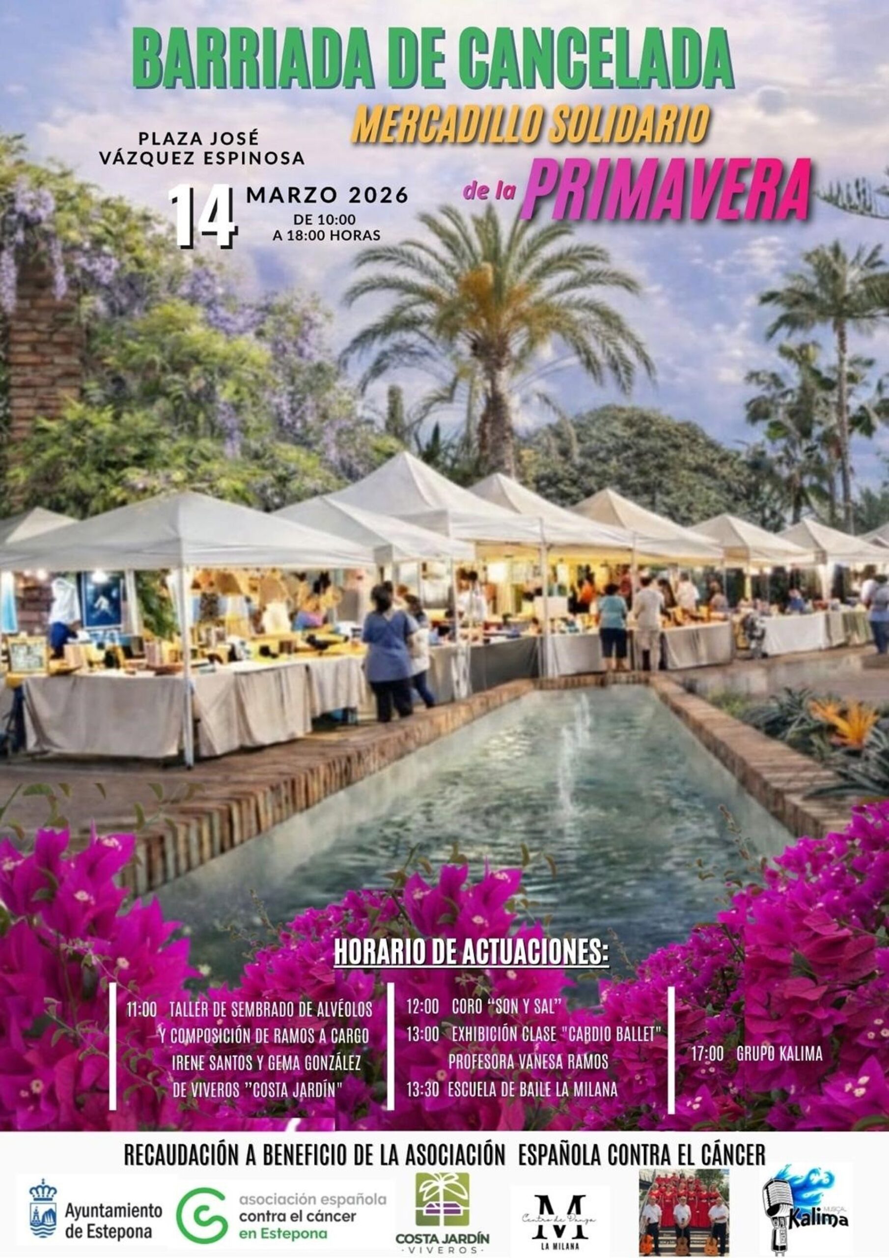 Barriada Cancelada de Estepona acogerá el 14 de marzo el Mercadillo Solidario de Primavera a beneficio de AECC
