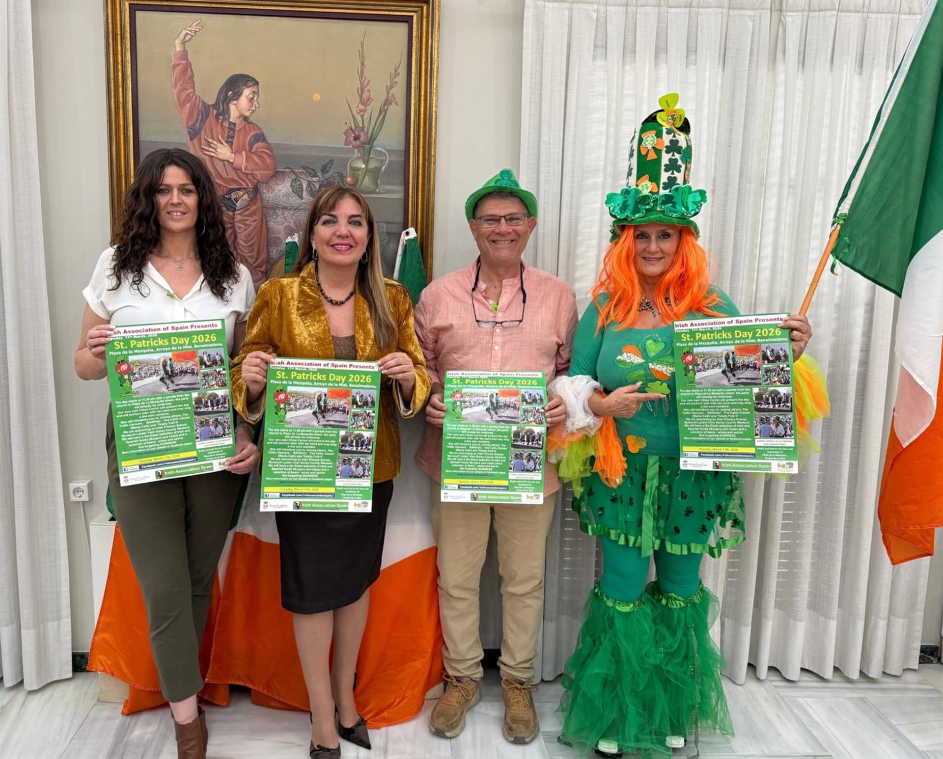 Benalmádena conmemora el día de San Patricio con una gran jornada festiva organizada por la comunidad irlandesa