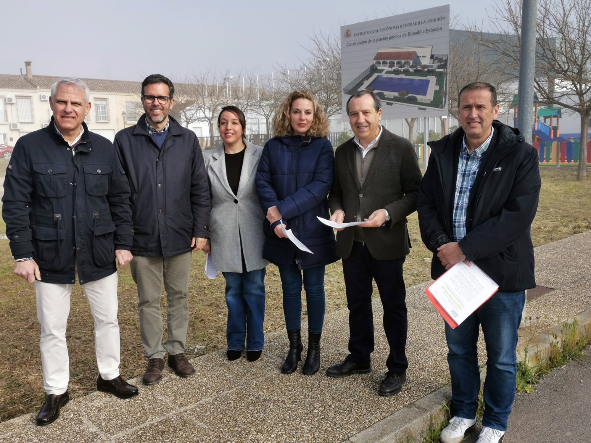 El PSOE solicita a la Diputación que financie el coste total de la piscina de Bobadilla Estación