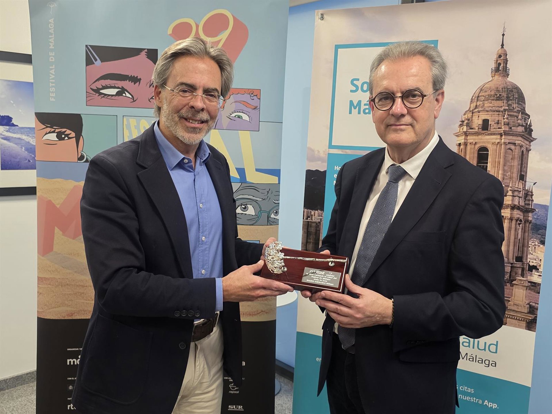 Festival y el Hospital Quirónsalud Málaga celebran juntos en un acto sus 14 años de colaboración