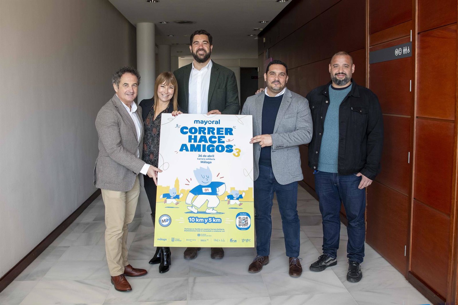 Málaga acoge la III carrera 'Correr hace amigos' organizada por Mayoral a beneficio de Aldeas Infantiles SOS