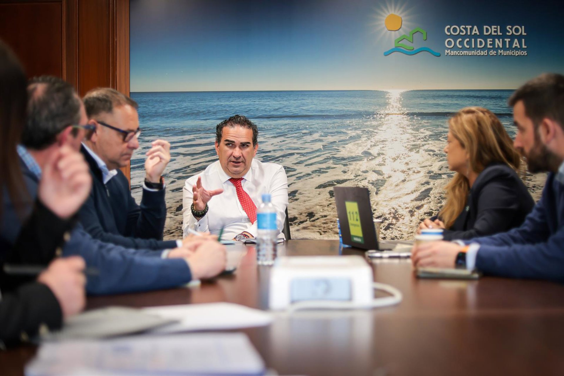 Mancomunidad Occidental y 112 estudian protocolo para proteger el Complejo Costa del Sol en emergencias