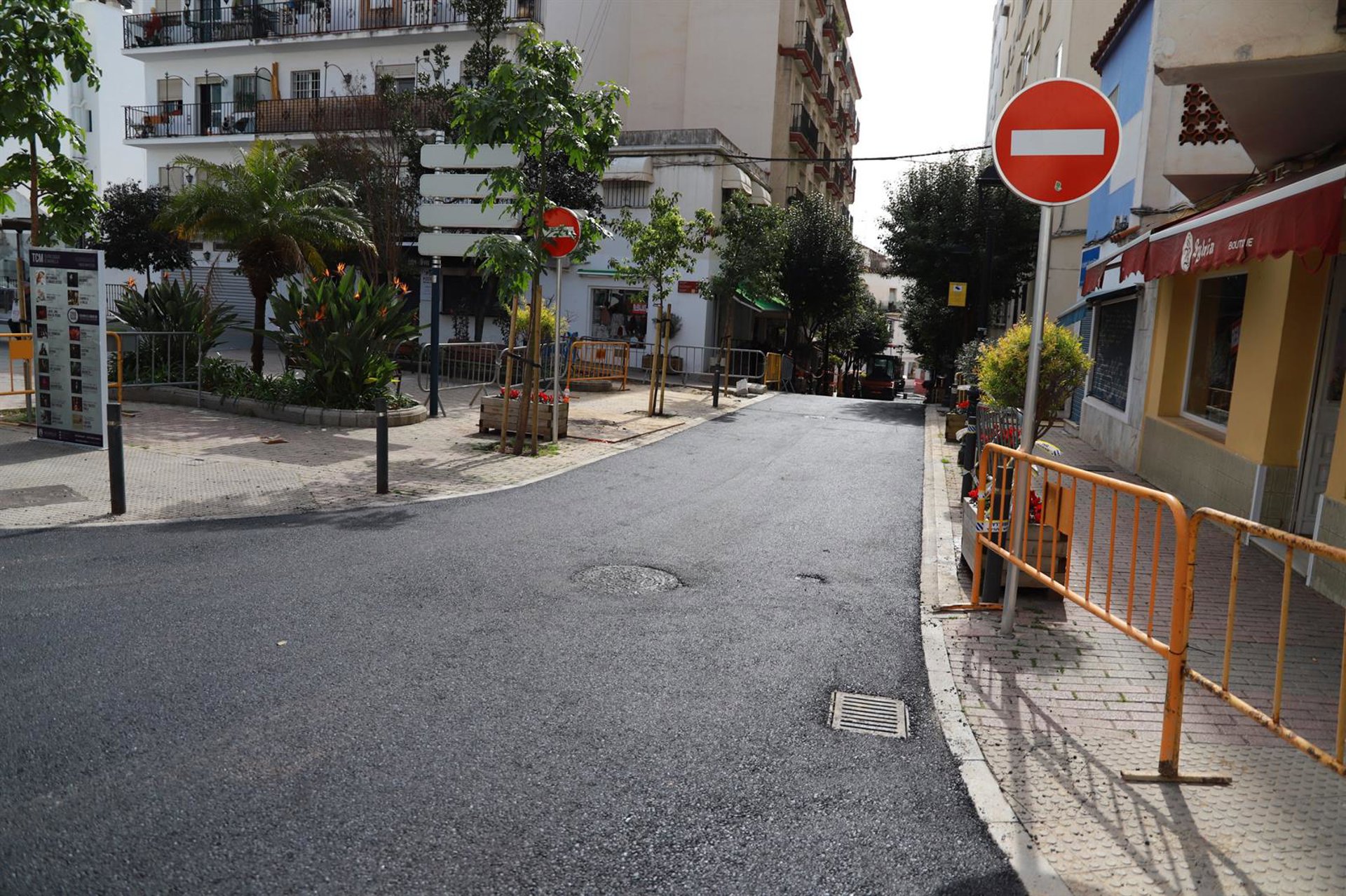 Marbella comienza este lunes los trabajos de aplantillado del asfaltado en Huerta Chica y Castillejo