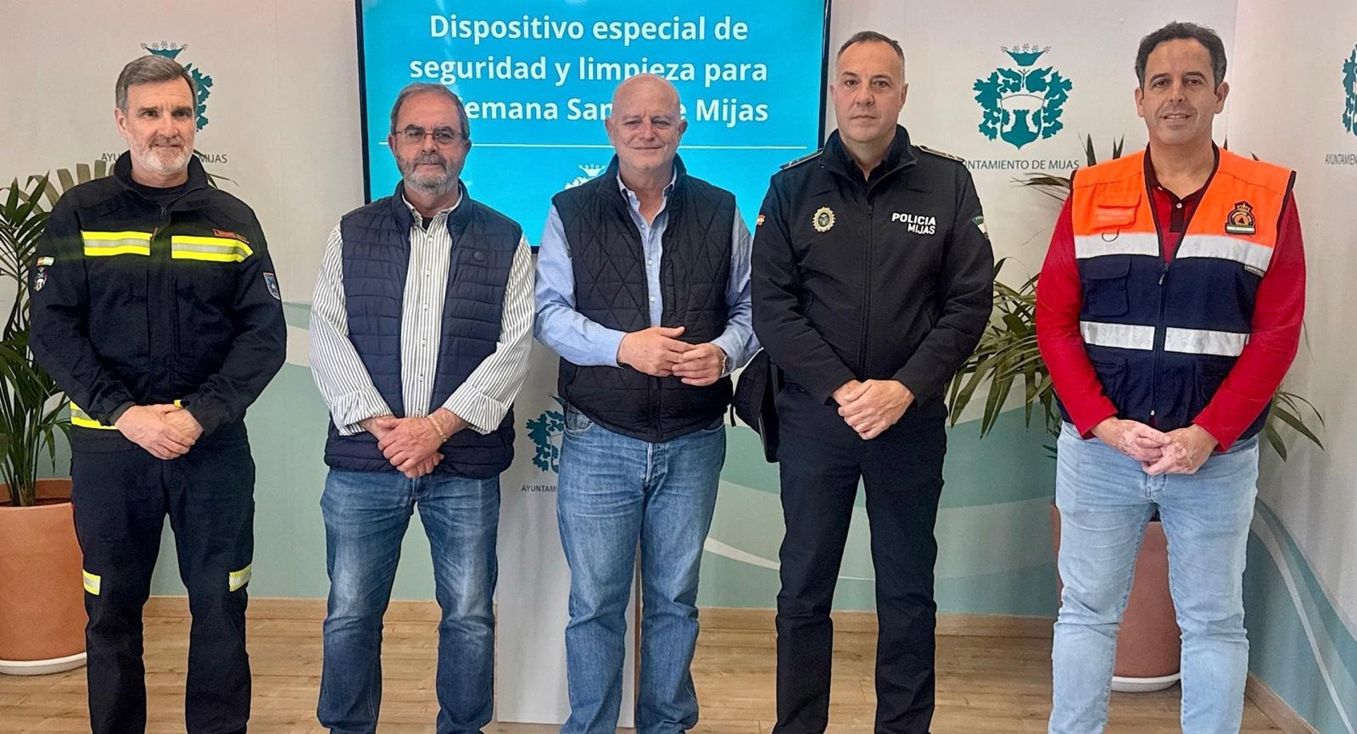 Mijas refuerza seguridad, movilidad y limpieza con un dispositivo especial para Semana Santa