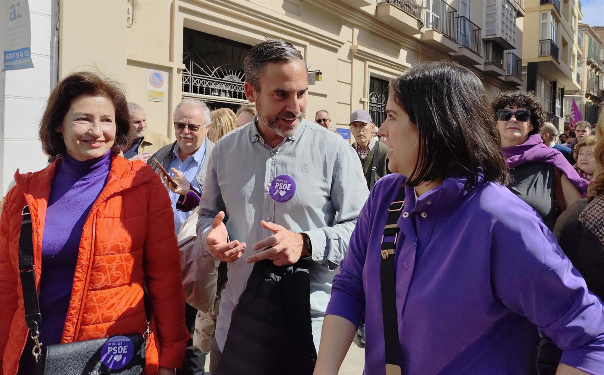 PSOE afea que sólo 7% de las calles de Málaga llevan nombre de mujer y exige paridad real en el callejero