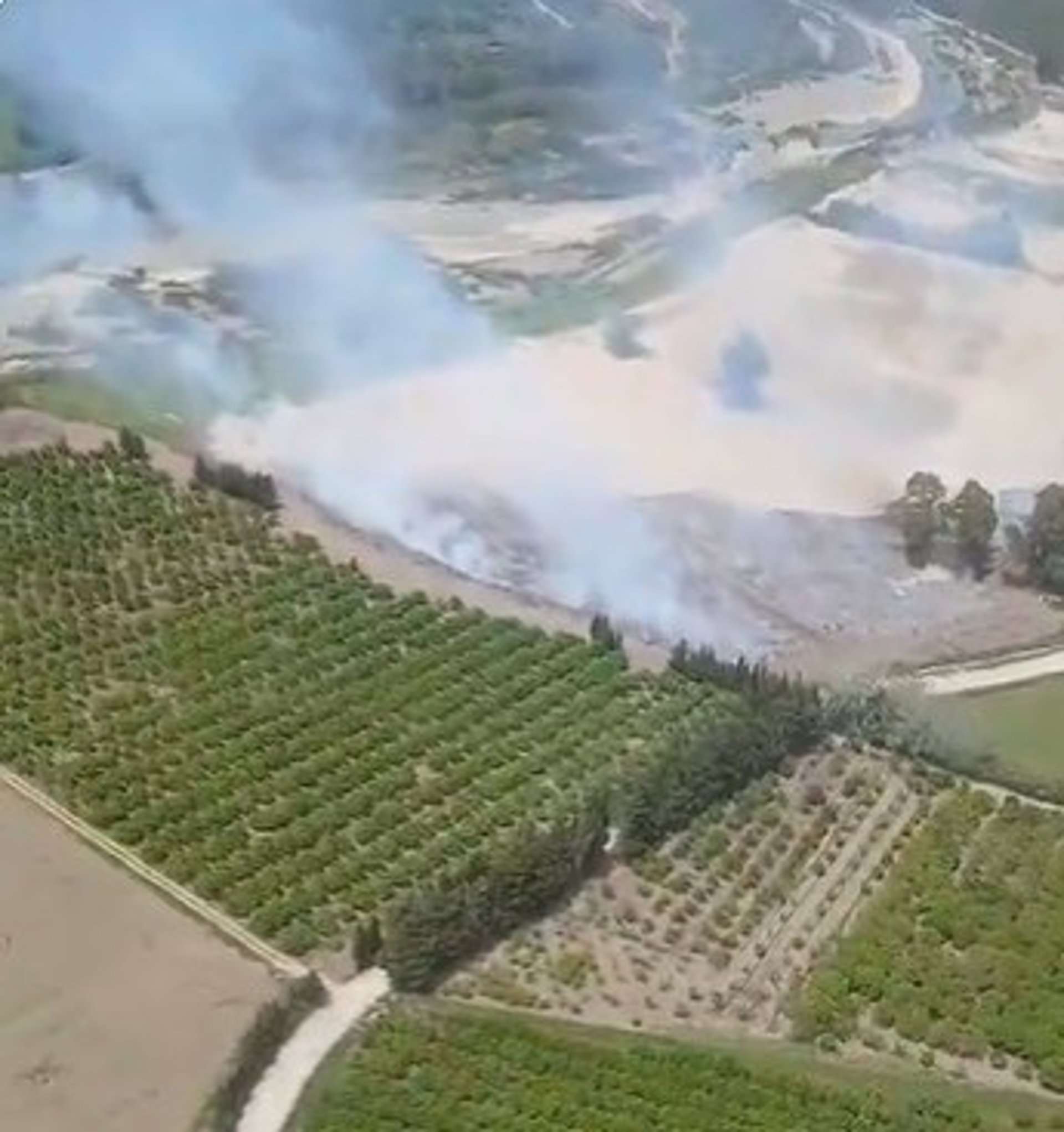 Declarado un incendio forestal en un paraje de Casares