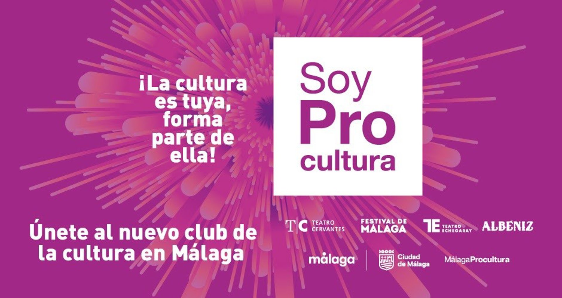 La nueva tarjeta gratuita 'Soy Procultura' ofrece ventajas y descuentos en las entradas y eventos de Málaga
