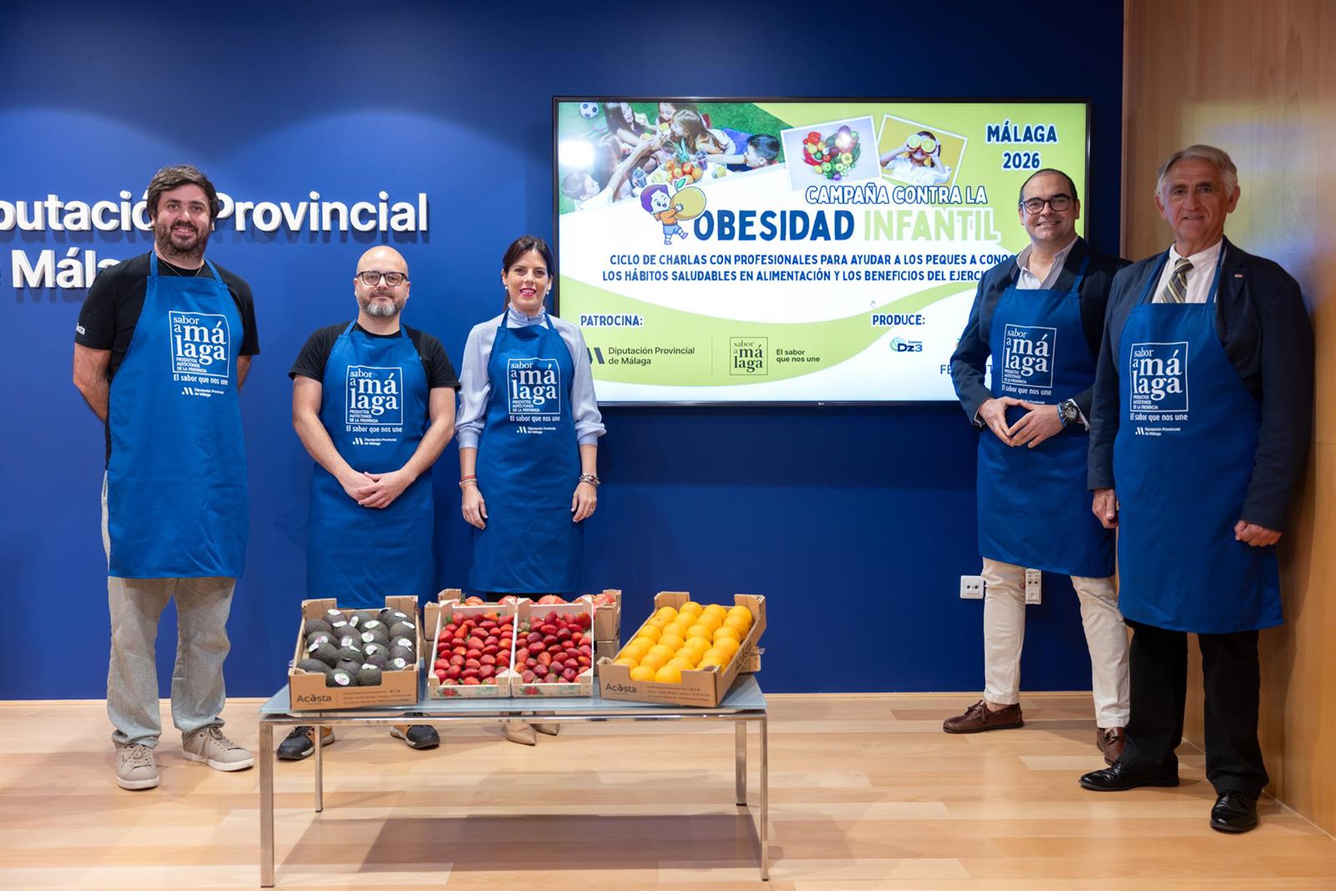 Sabor a Málaga impulsa una campaña contra la obesidad infantil destinada a un millar de escolares