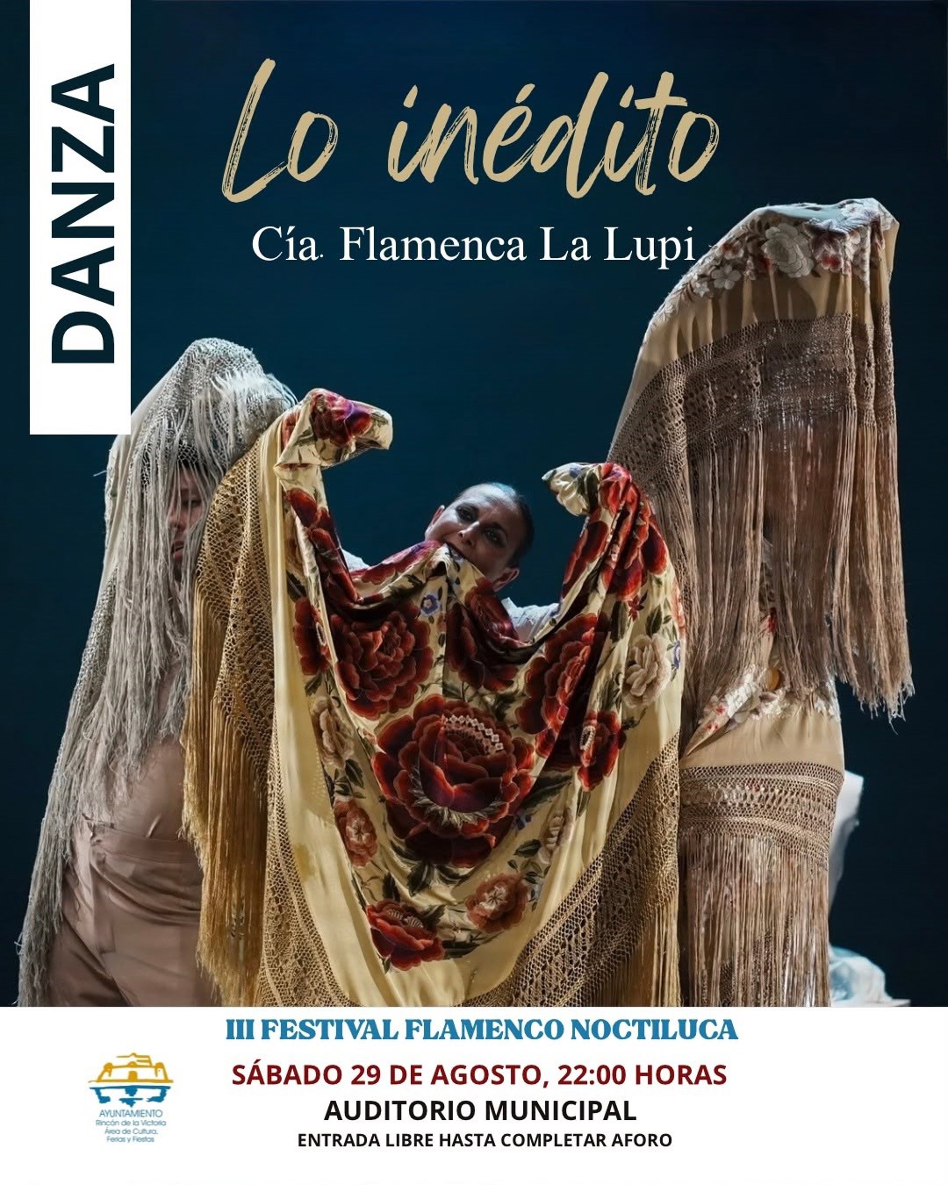 El III Festival Flamenco Noctiluca de Rincón ofrece con entrada libre el espectáculo 'Lo Inédito' de La Lupi