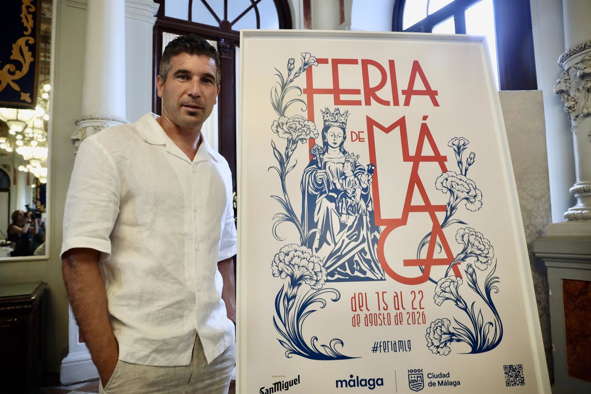 Entrenador del Málaga, pregonero de la Feria: "Es un orgullo tremendo, mi agradecimiento siempre será eterno"