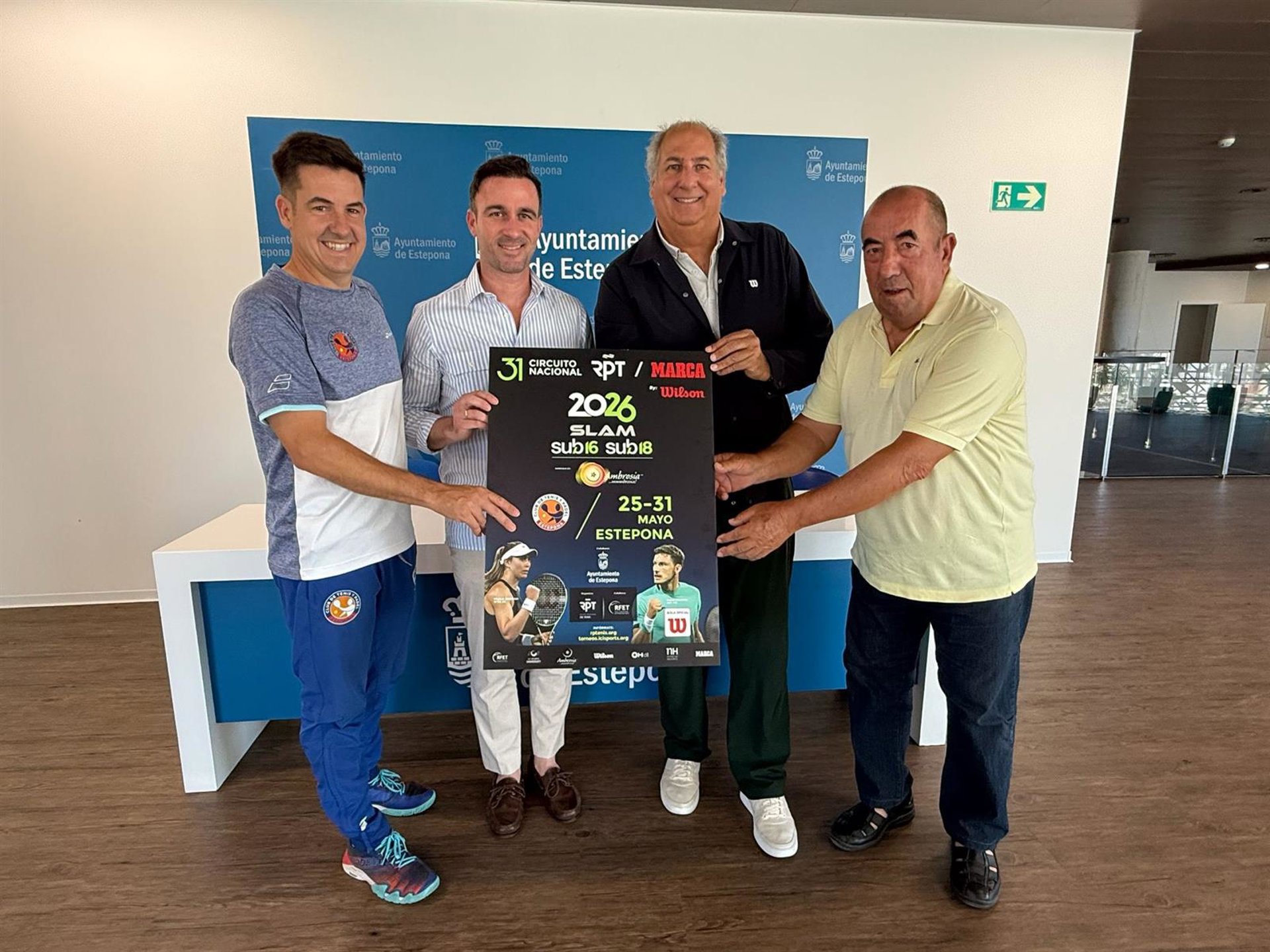 Estepona acogerá el Circuito Nacional de Tenis RPT-Marca by Wilson 2026, con más de 150 participantes