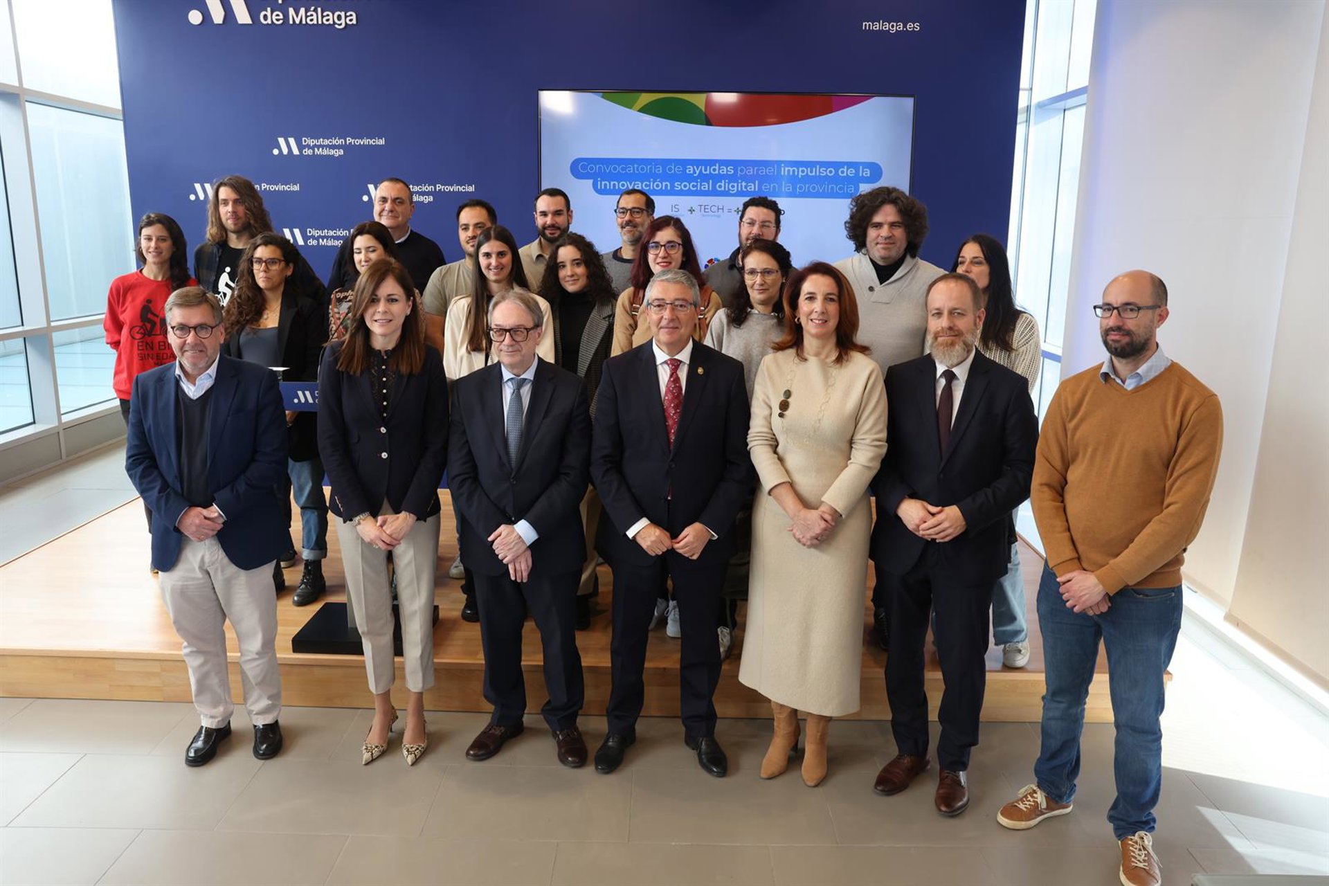 La Diputación de Málaga y Fundación "la Caixa" refuerzan su apuesta por la innovación social digital