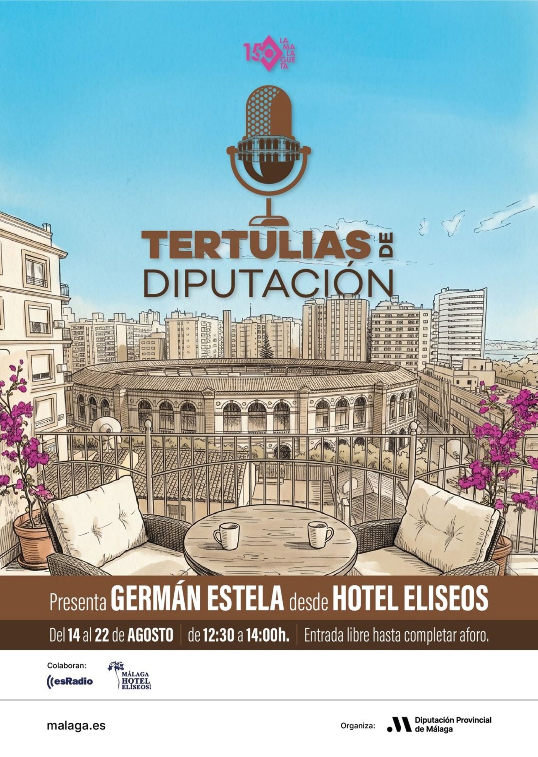 La Diputación refuerza la programación taurina de la Feria de Málaga con dos ciclos de tertulias al público