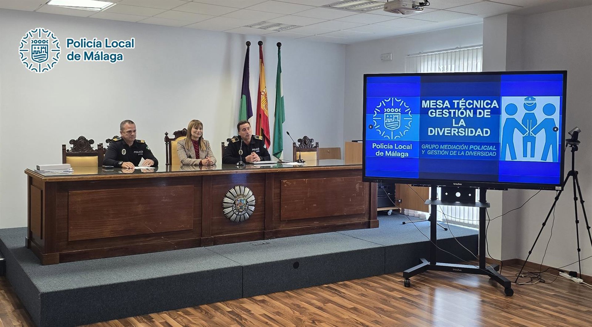La Jefatura de la Policía Local acoge la cuarta edición de la Mesa Técnica de Gestión de la Diversidad