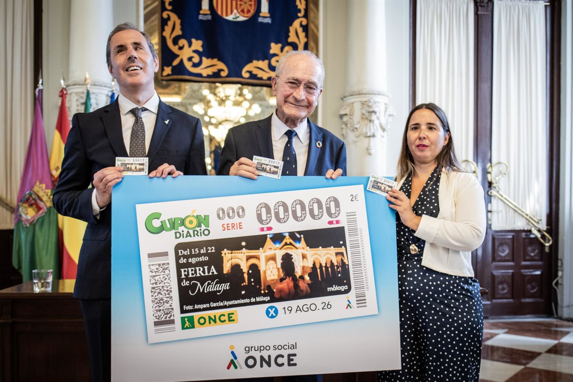 La ONCE dedicará el sorteo del próximo miércoles a la Feria de Málaga