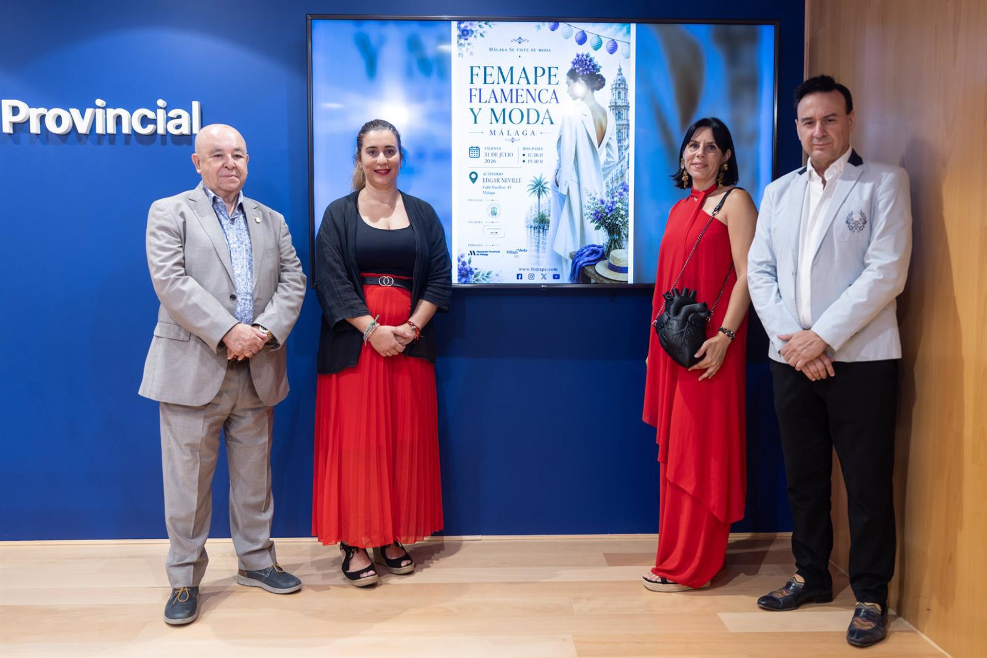 Málaga de Moda protagoniza los desfiles de flamenca de la Federación Malagueña de Peñas