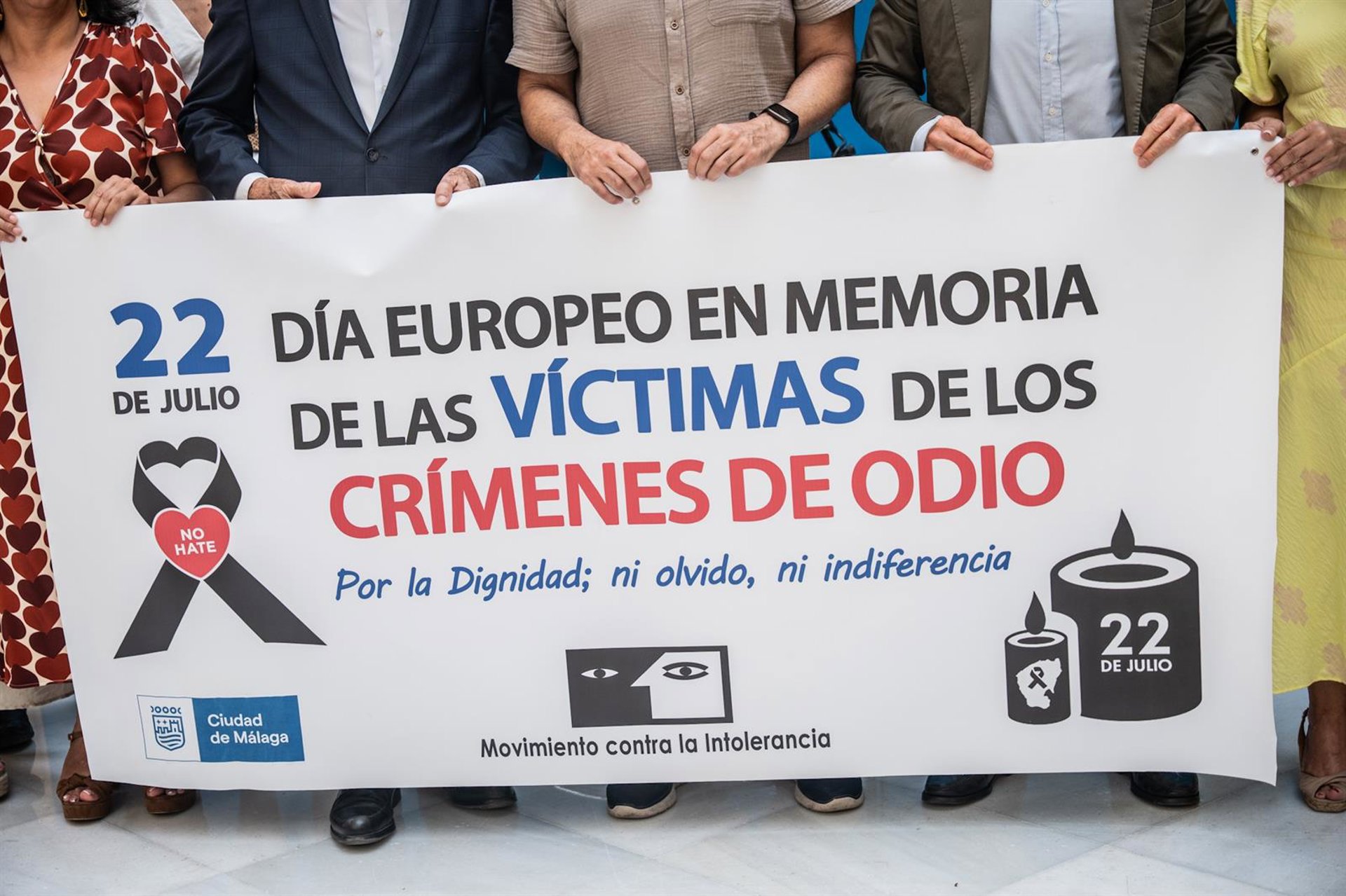 Málaga se suma a la conmemoración del Día Europeo de las Víctimas de los Crímenes de Odio