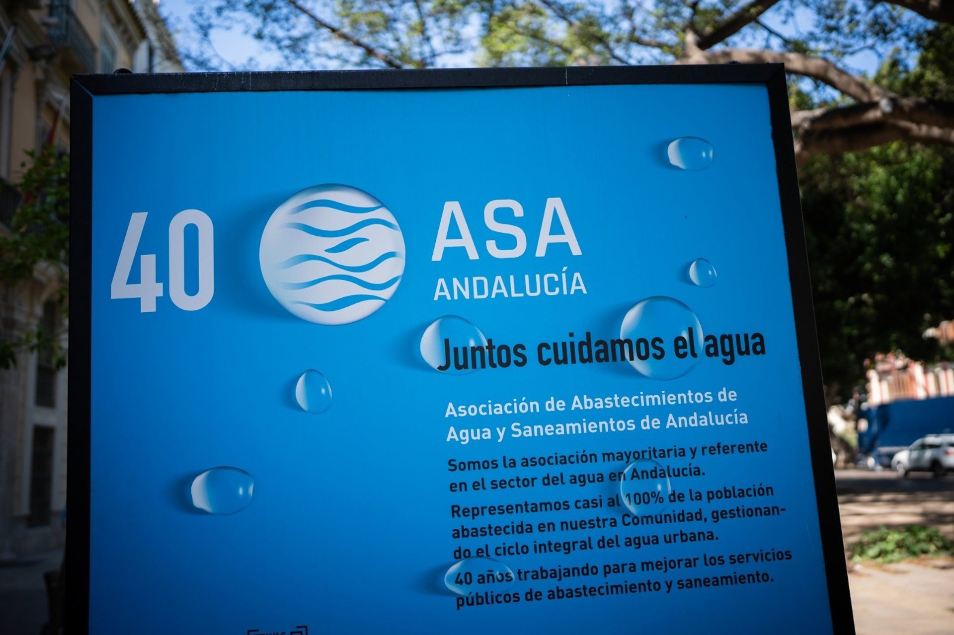 Málaga se suma al 40 aniversario de ASA Andalucía con la exposición itinerante sobre el agua