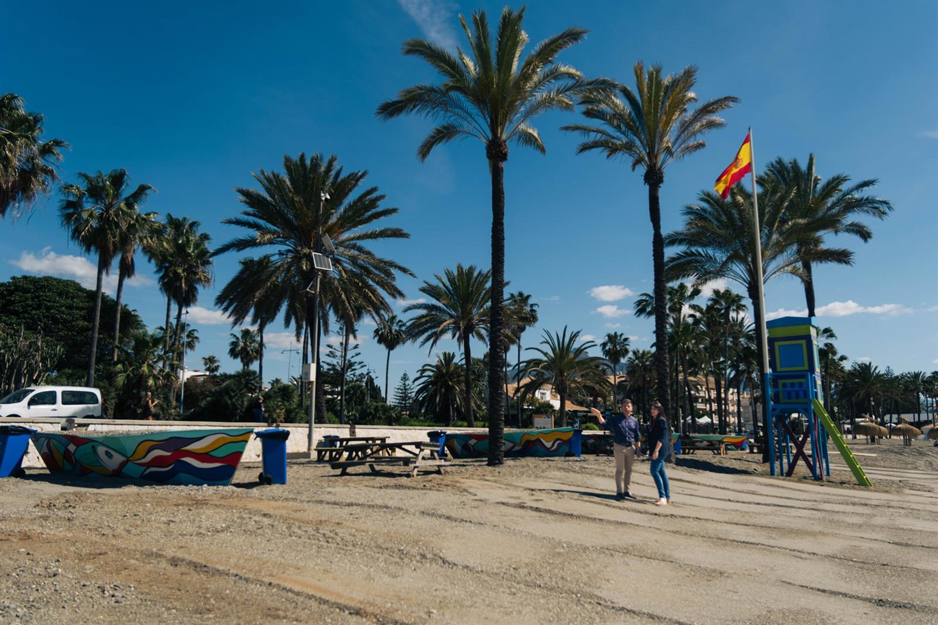 Marbella habilita nueva plataforma digital para reserva de moragas de playas y barbacoas en parques y jardines