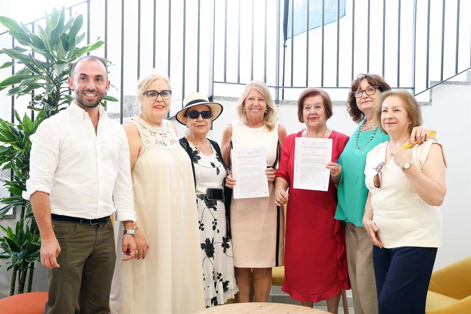 Marbella renueva su apoyo a la Asociación de Amas de Casa San Bernabé con la firma de un nuevo convenio