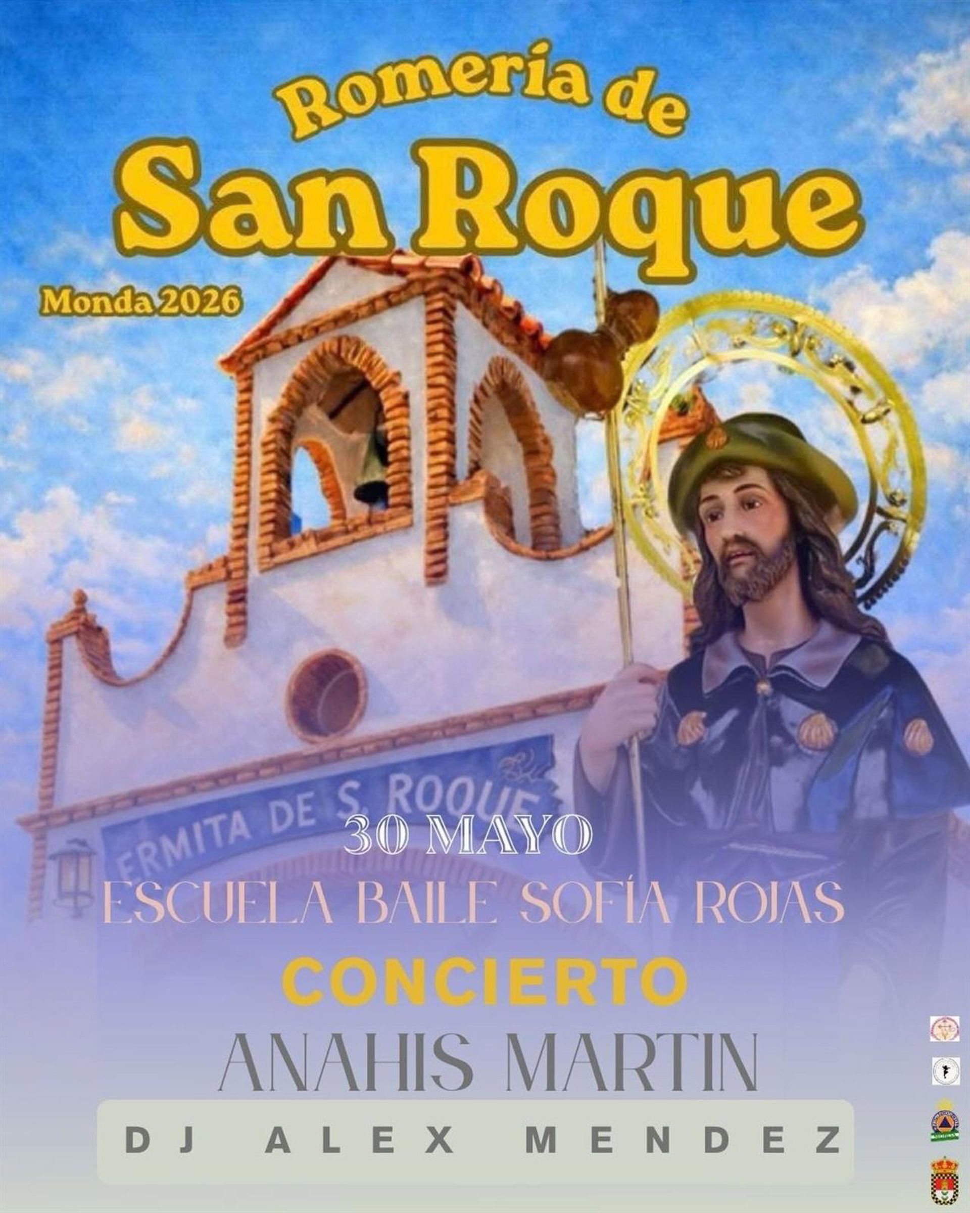 Monda celebra la romería de San Roque con dos días de tradición, música y convivencia
