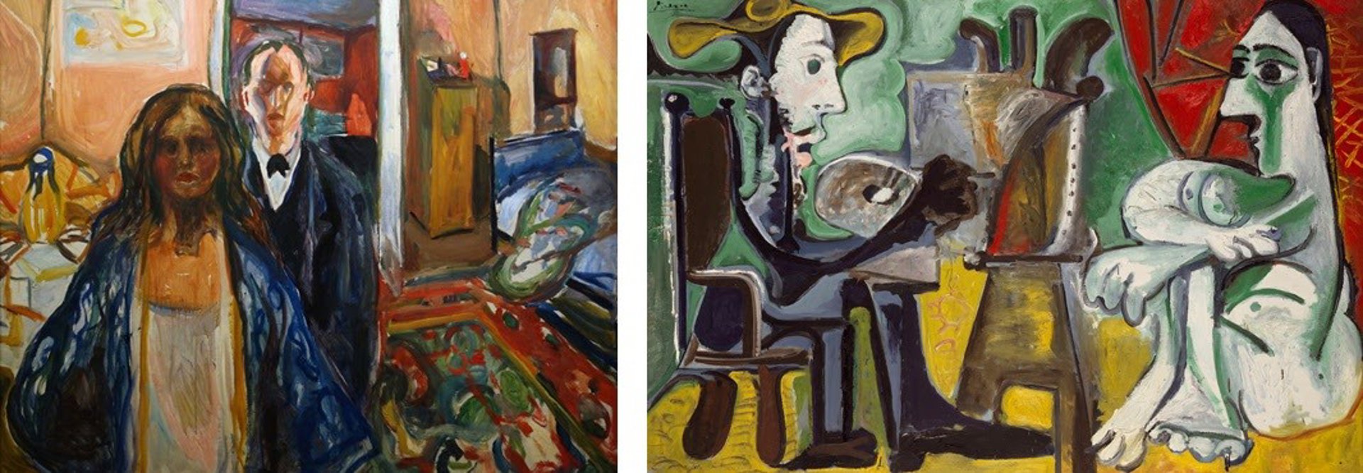 Munch y Picasso se encuentran por primera vez en una muestra en el Museo Picasso Málaga