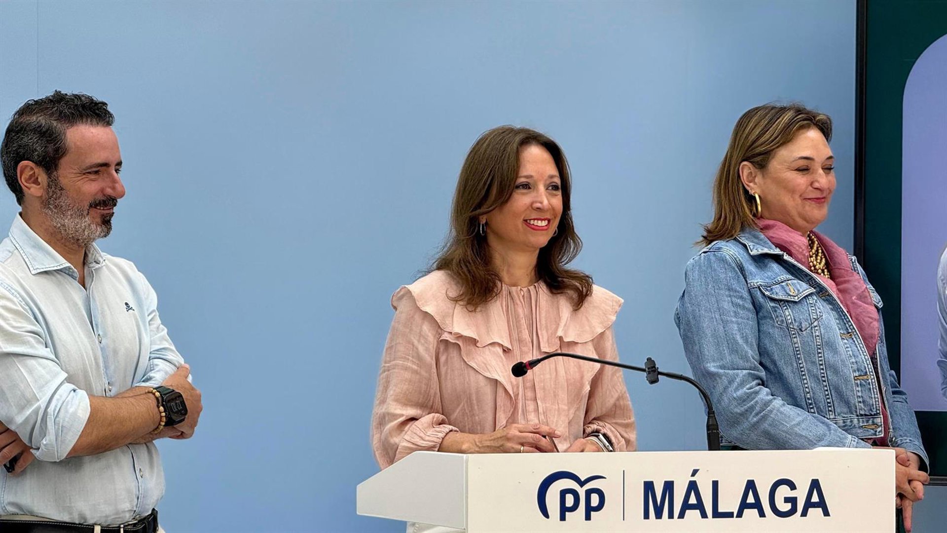 PP valora aumento de malagueños que respaldan proyecto político mientras "castigan" a PSOE "por agravios"