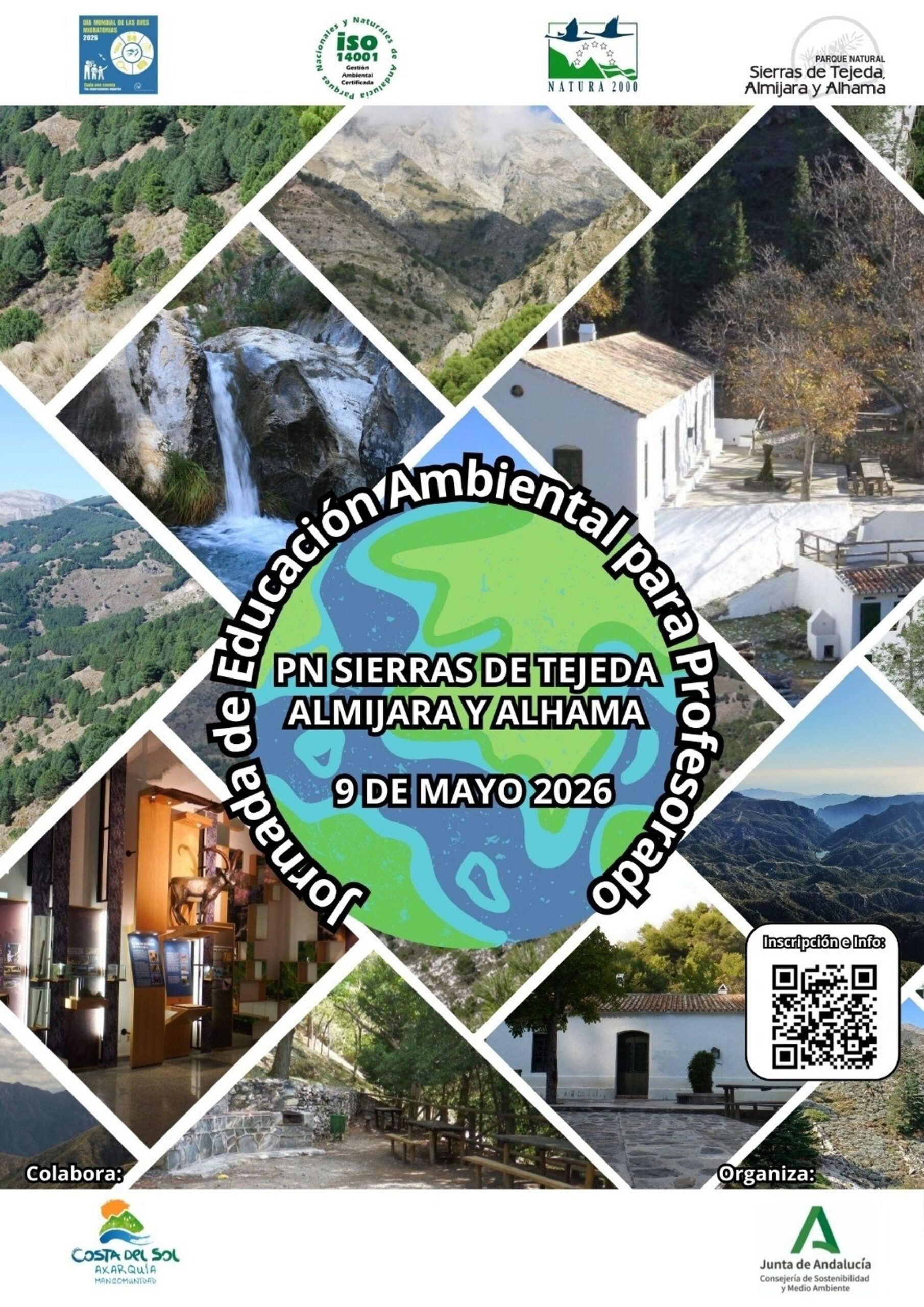 Parque Natural Sierras de Tejeda, Almijara y Alhama acoge jornada formativa de educación ambiental para docentes